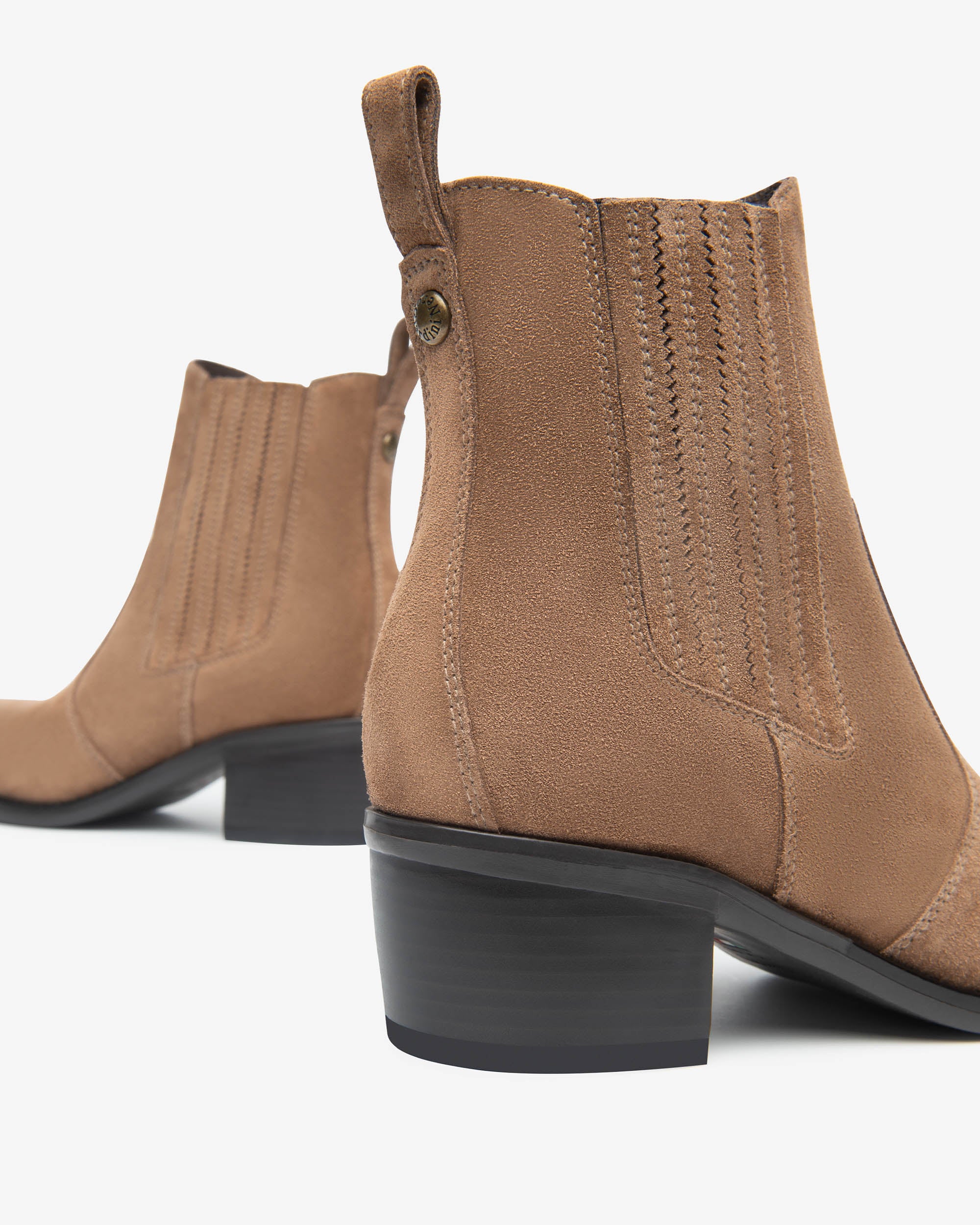 NeroGiardini Bottines Chelsea Femme Cuir Velours