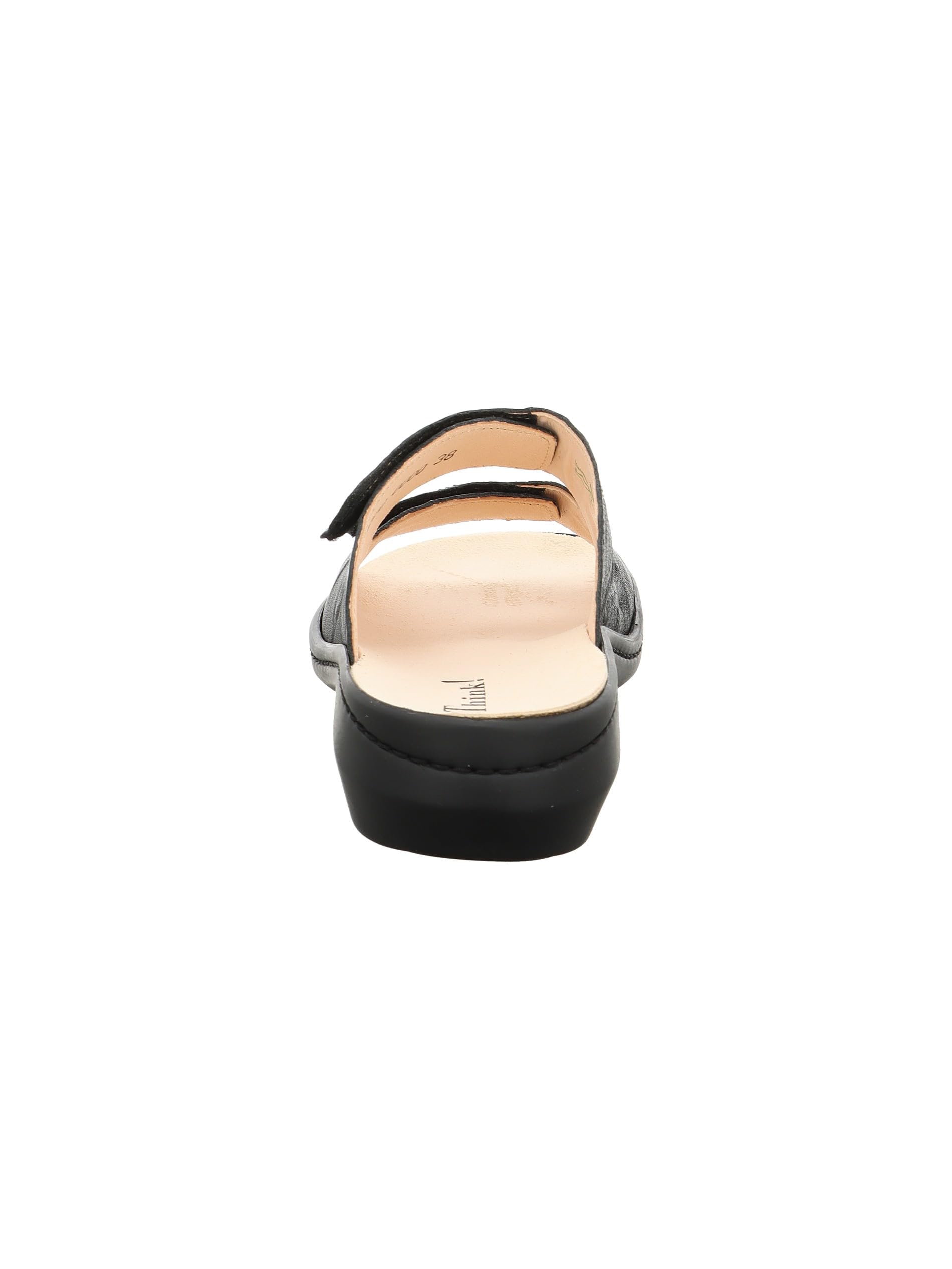 Think Camilla sabot cuir noir 0000 marche confort
