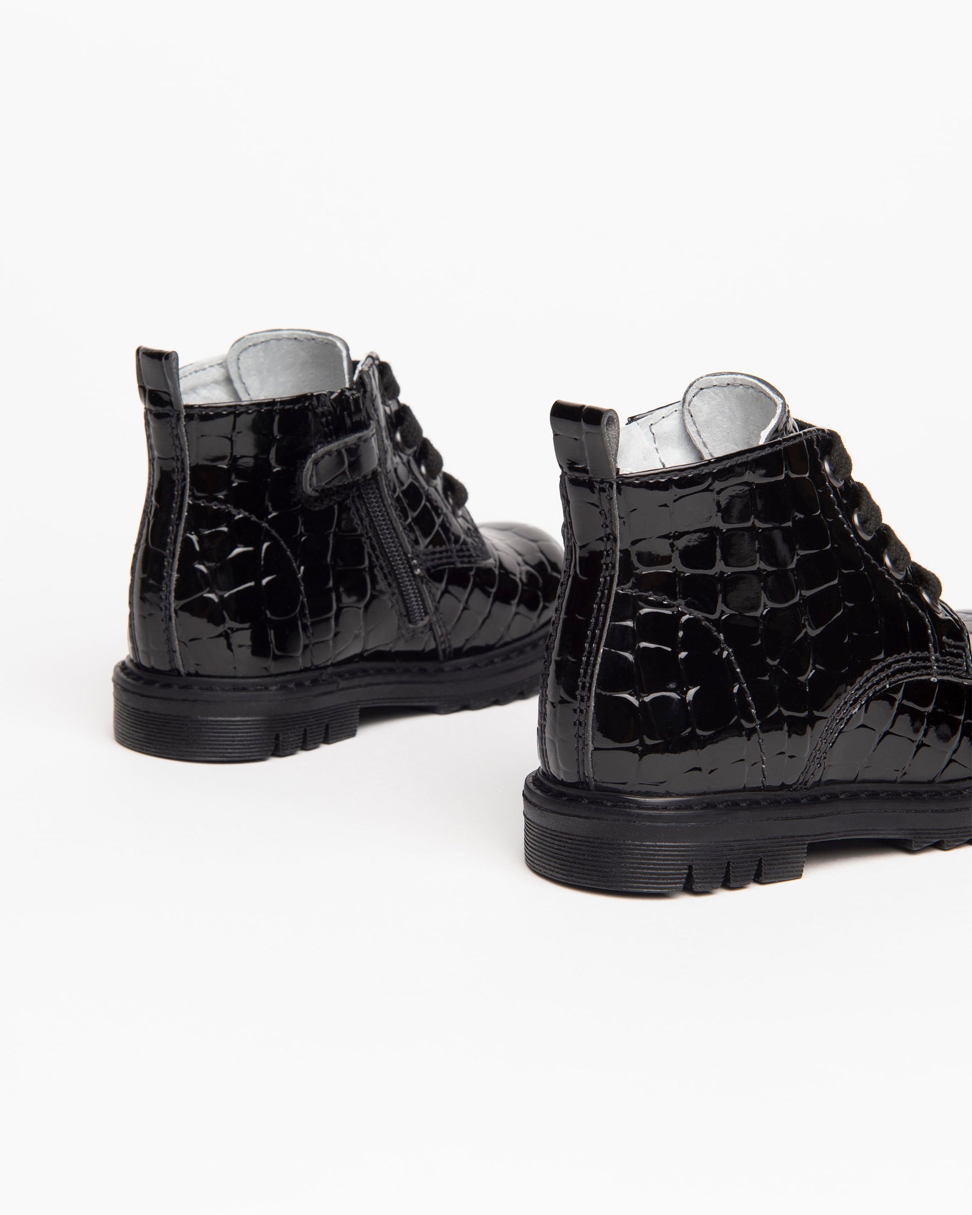 NeroGiardini Bottines Baby Fille Croco Imprimé Pointure 21