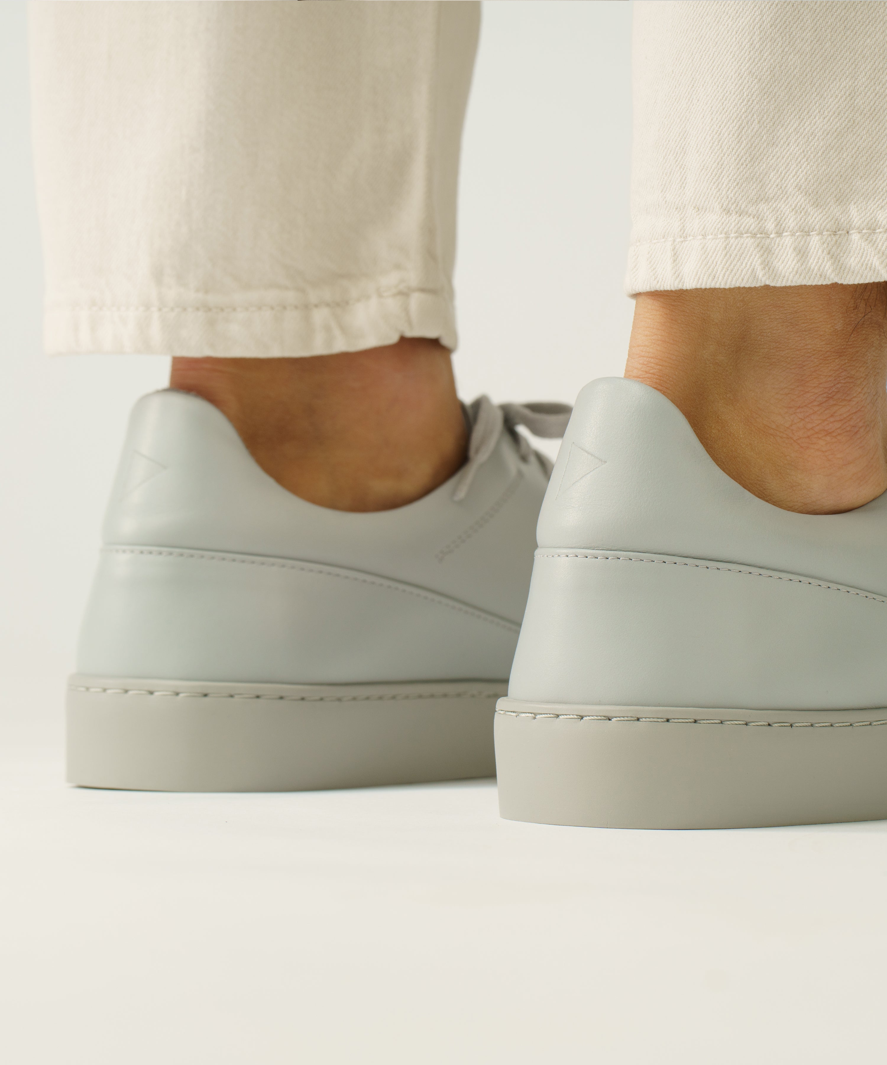 JAK Mercury II Sneakers Gris Clair Cuir