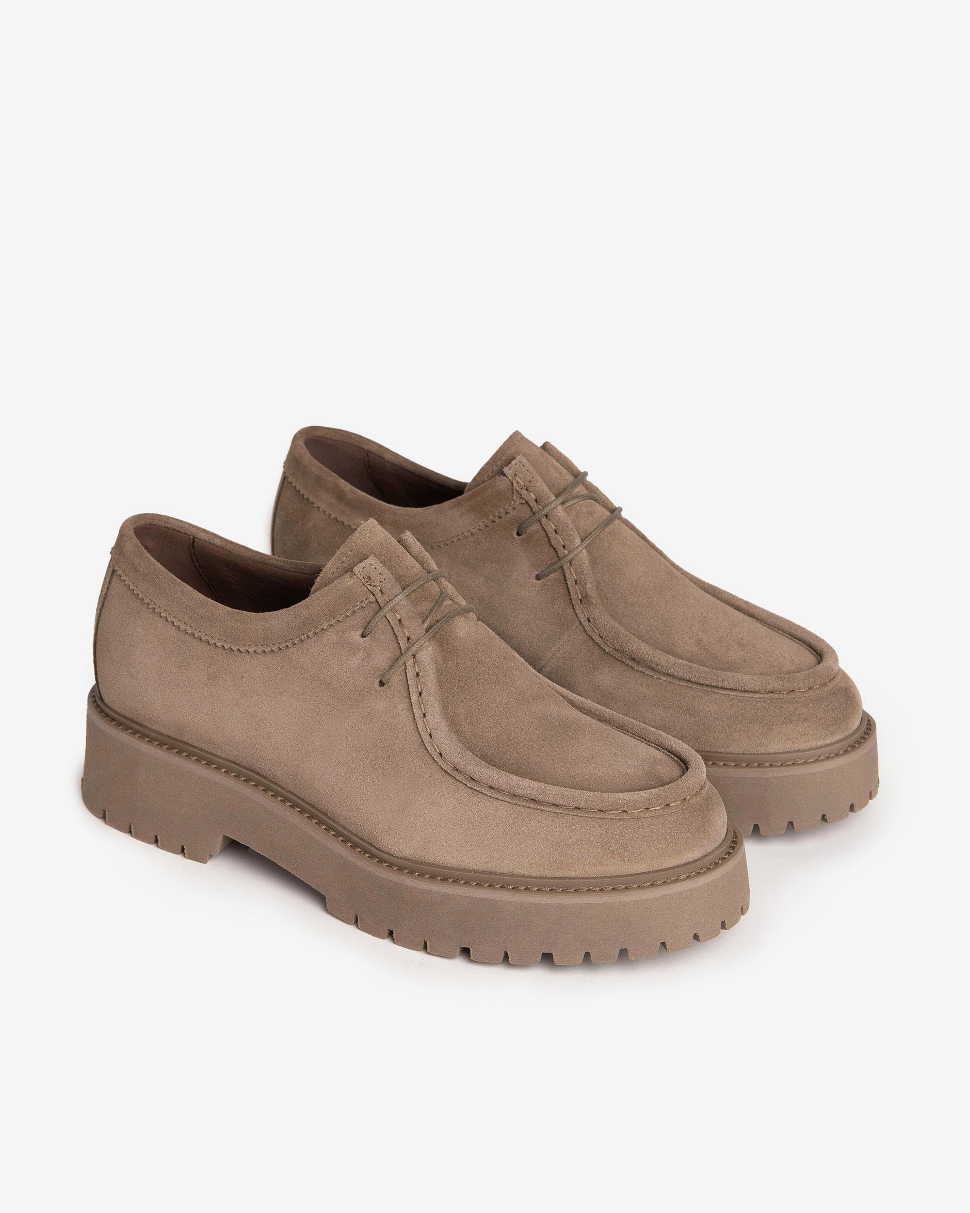 NeroGiardini Chaussures lacets cuir velours femme