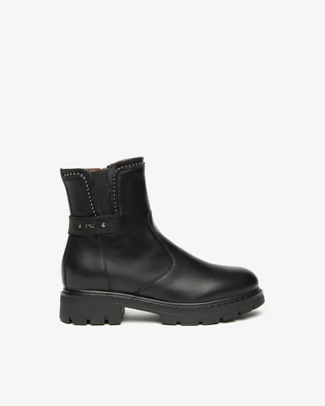 NeroGiardini Bottines Femme Cuir Confort Ville