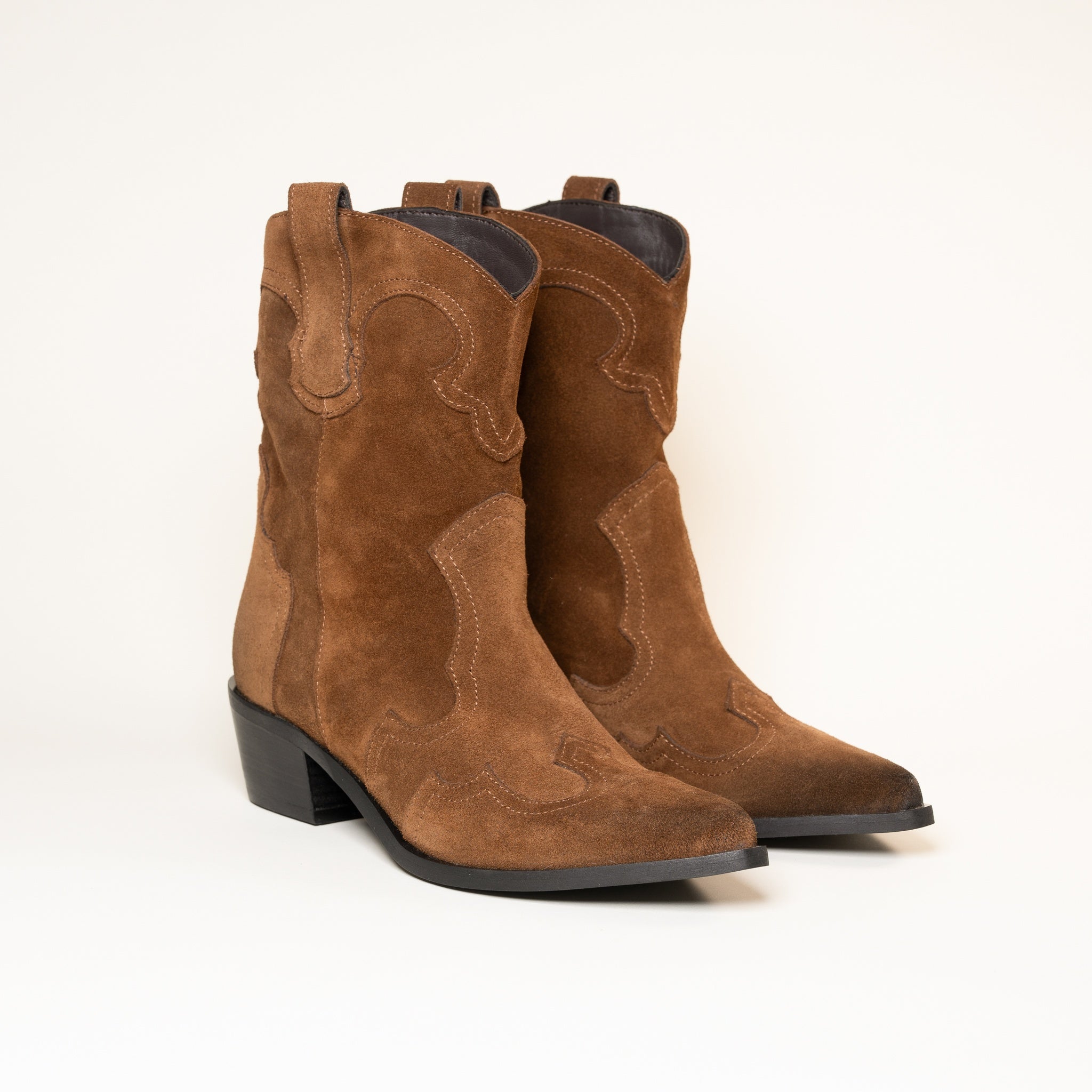 SMR Bottines E1467E1 Crosta Tabacco cuir tabac