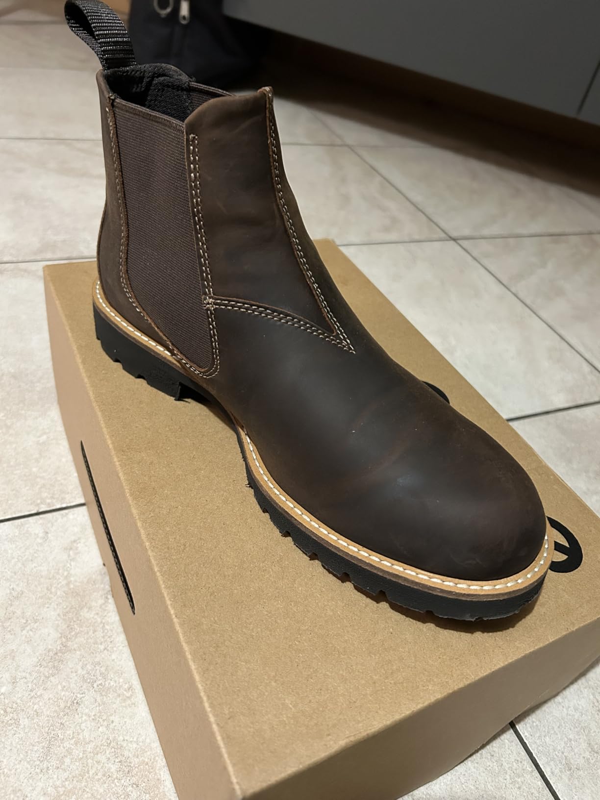 ECCO Jamestown bottines Chelsea homme noir 43 EU cuir