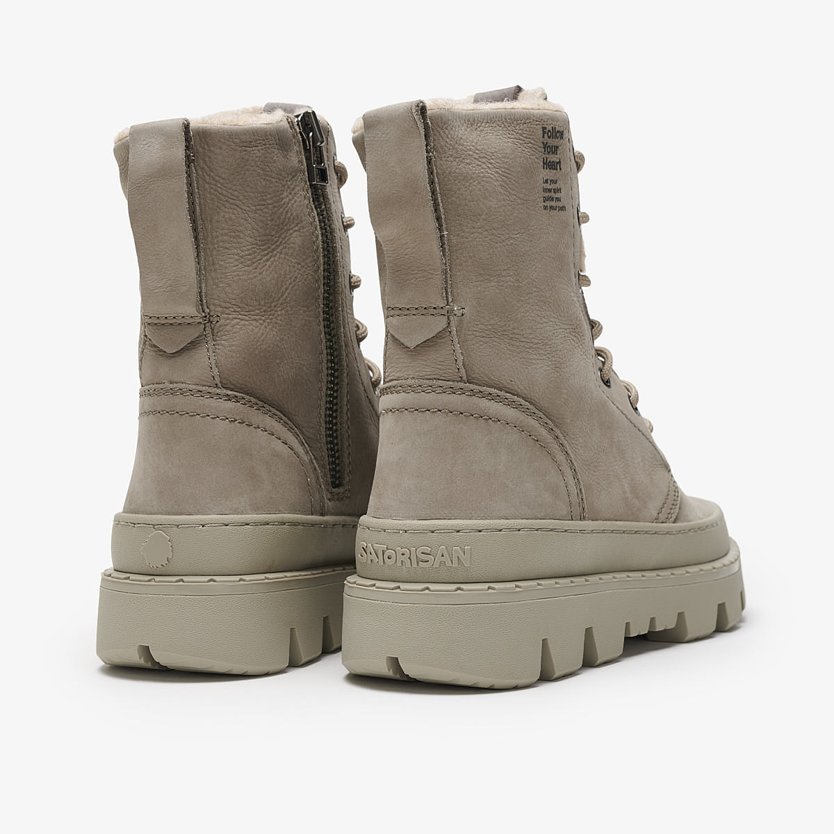 Satorisan Unalome Laces Wool Adventure bottines