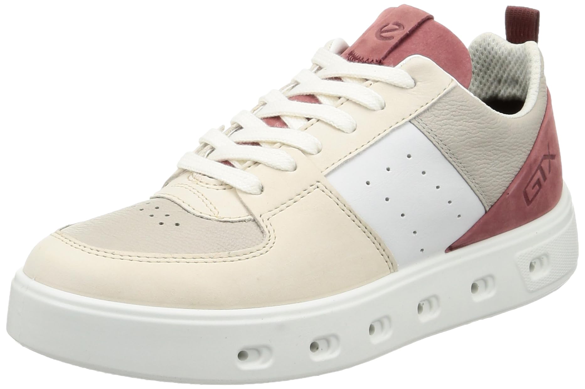 Ecco Street 720 Basket Blanche White Gore-Tex Femme