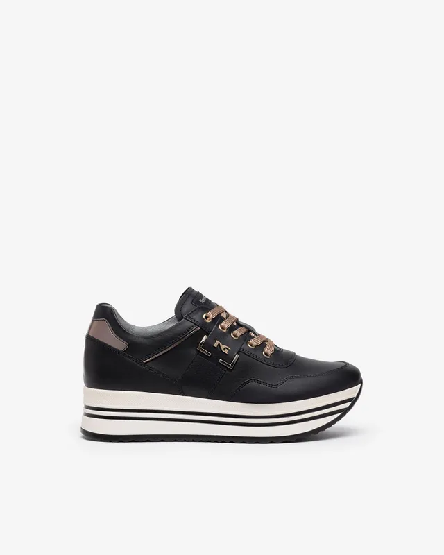 NeroGiardini Sneakers baskets cuir femme DryGo confort quotidien