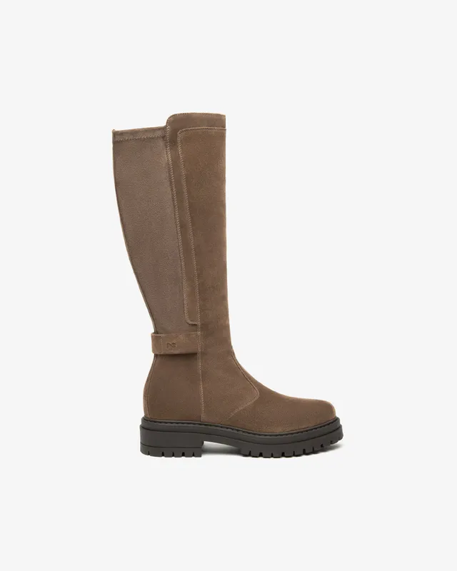 NeroGiardini Bottes Femme Cuir Velours Confort Hiver