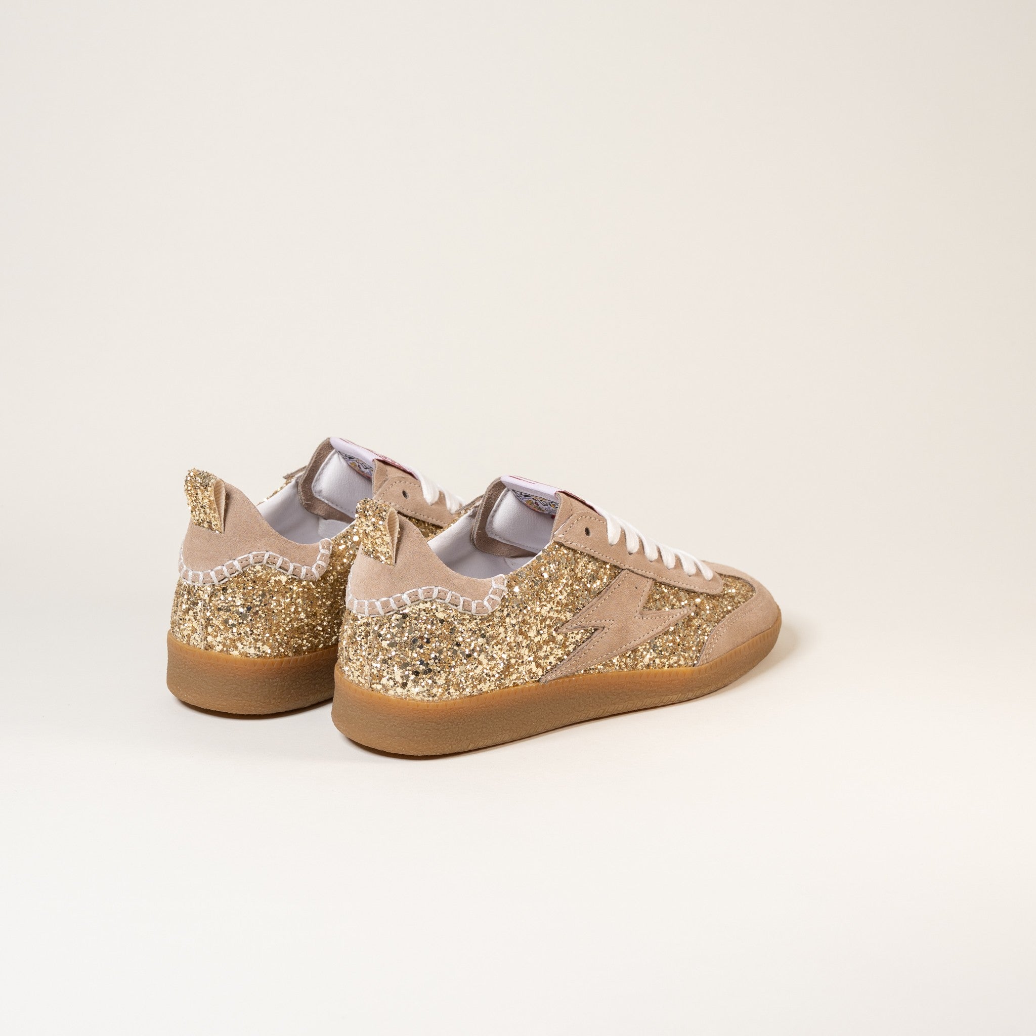 SMR Kayla E115 baskets glitter or beige 38