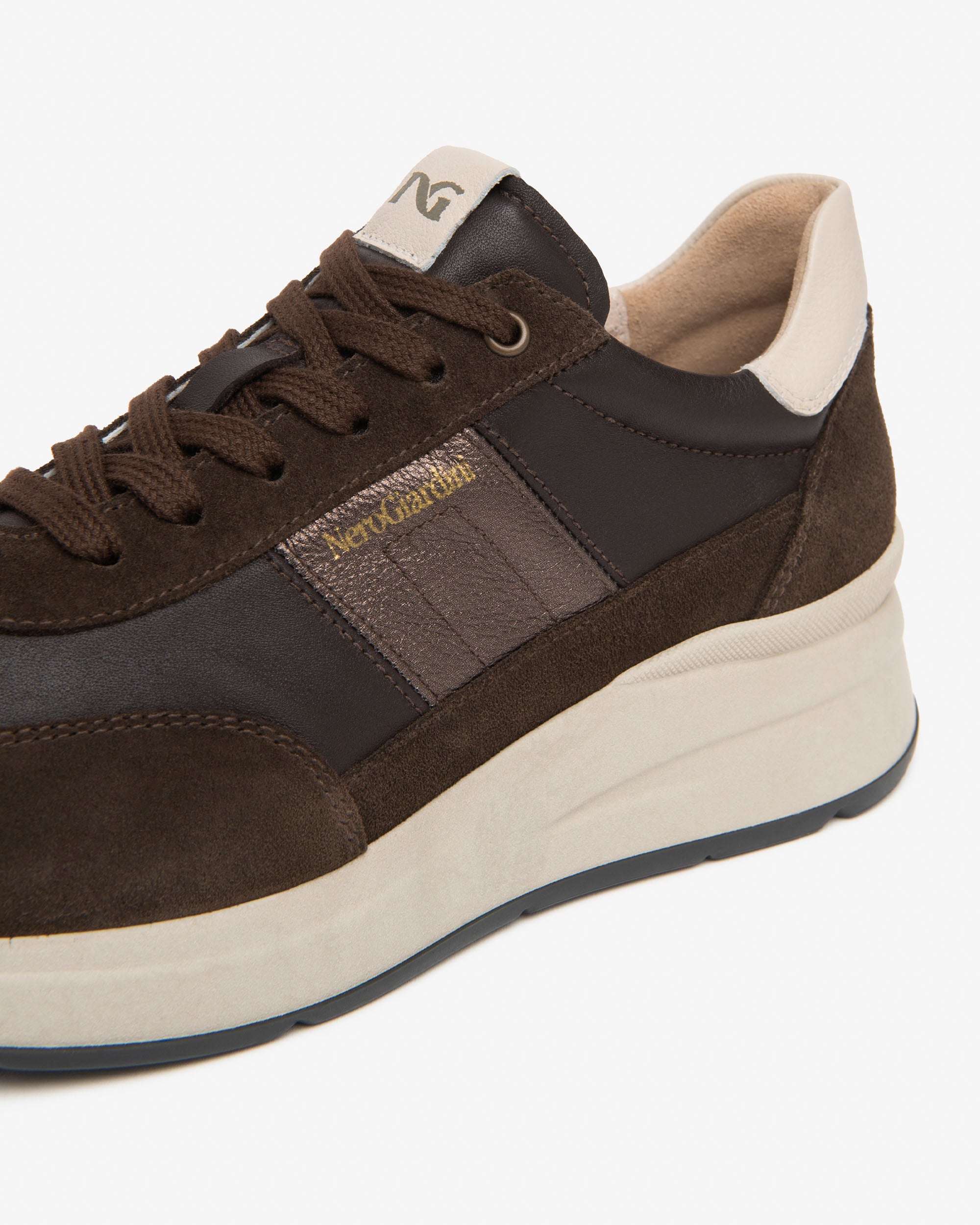 NeroGiardini Sneakers Femme Cuir Daim Plateforme 35-41