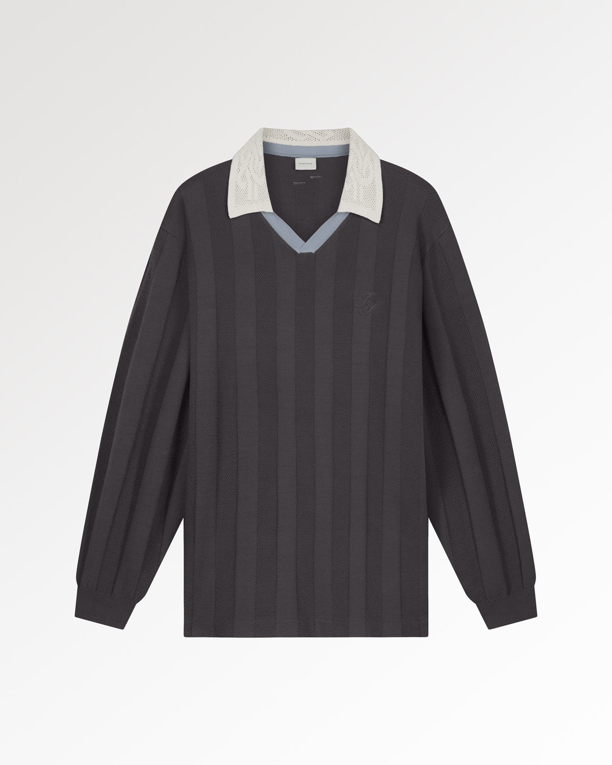 Filling Pieces Football Jersey tricot Pavement rayé brodé