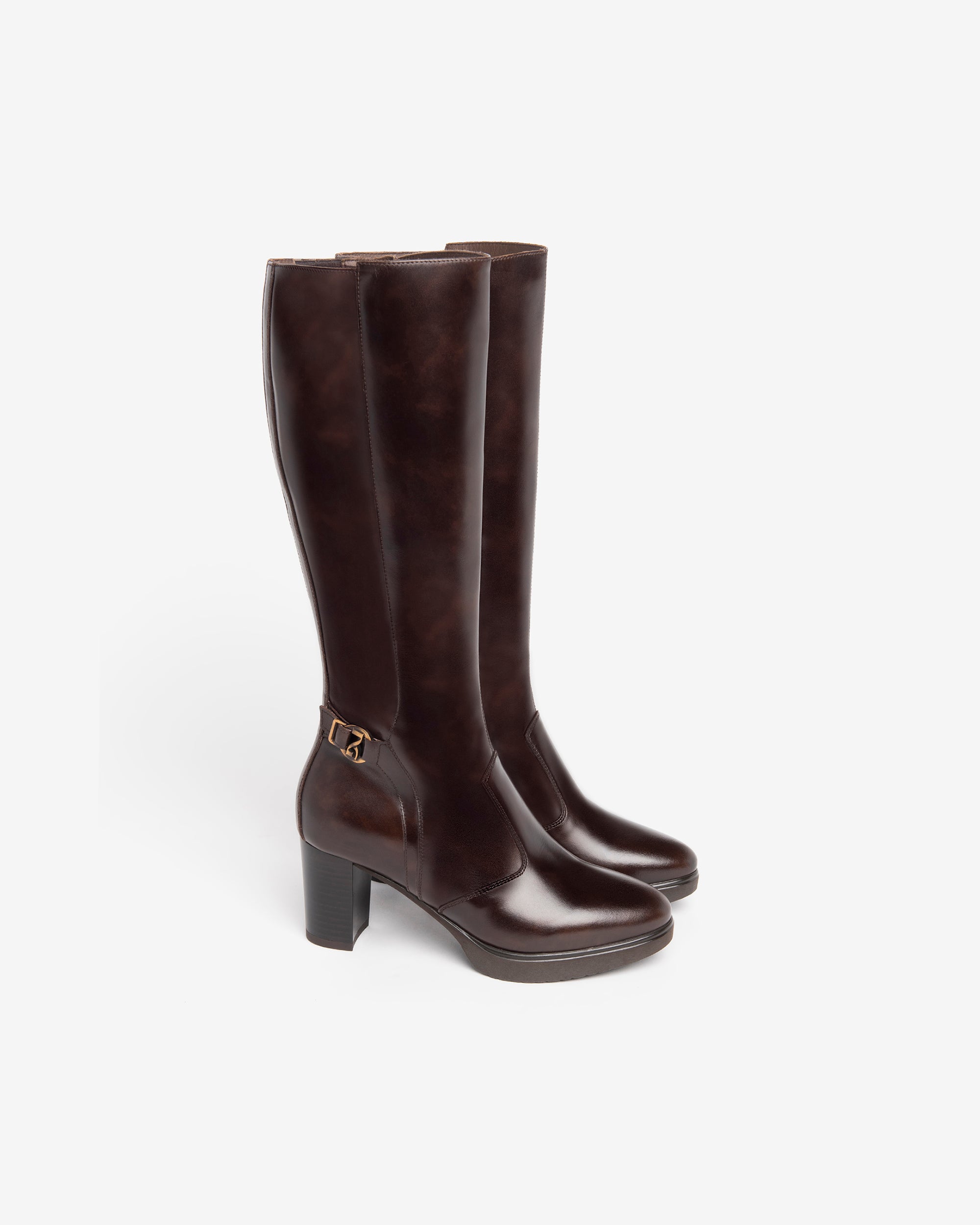 Nerogiardini Bottes bottes femme cuir détails métal