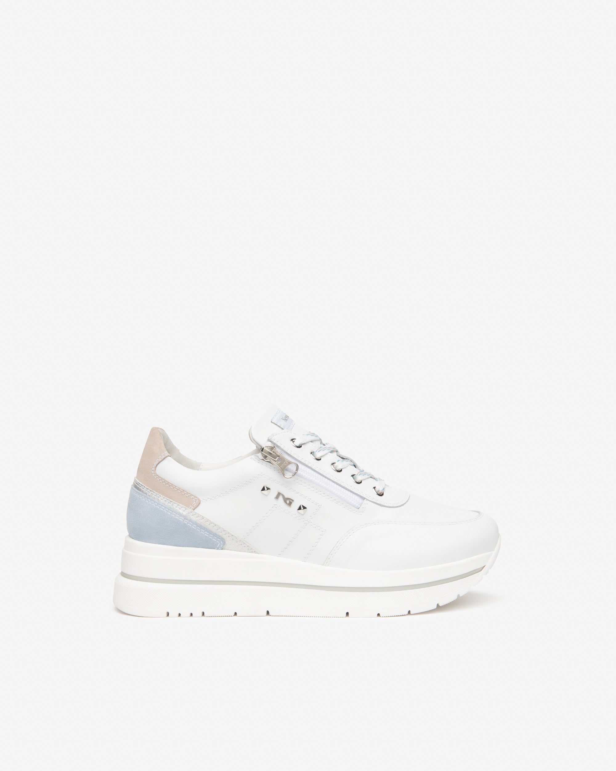NeroGiardini Sneakers Femme Cuir et Velours 38 Memory