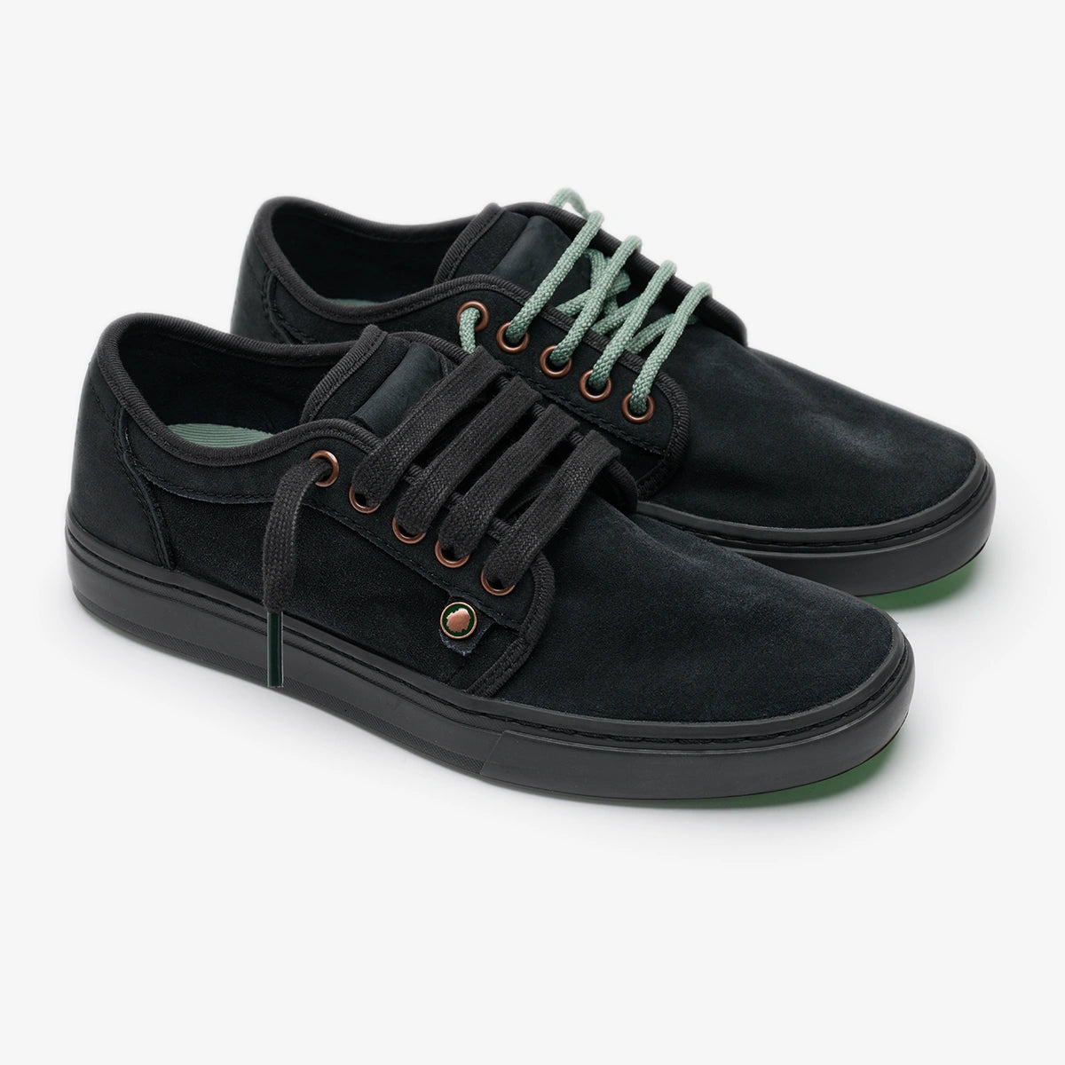 Satorisan Heisei Suede baskets Black Blush daim