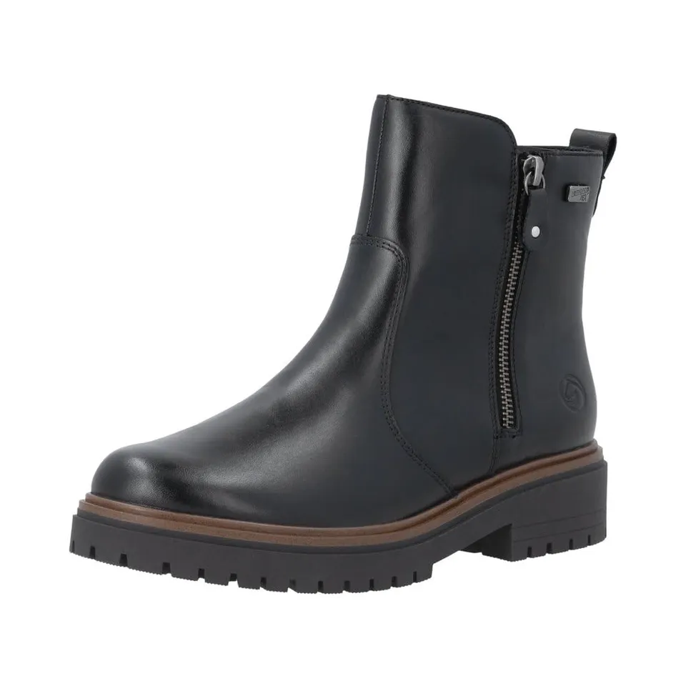 Remonte D4B72 bottes courtes noir 39 EU cuir hiver