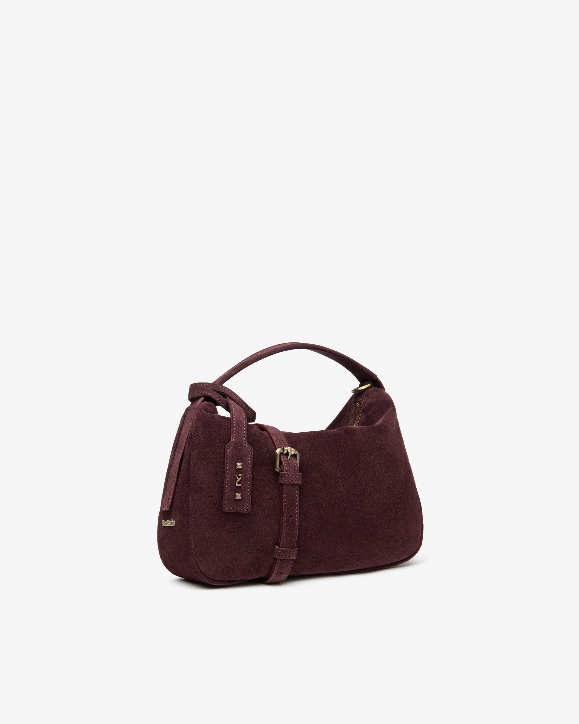 NeroGiardini Hobo besace cuir femme noir