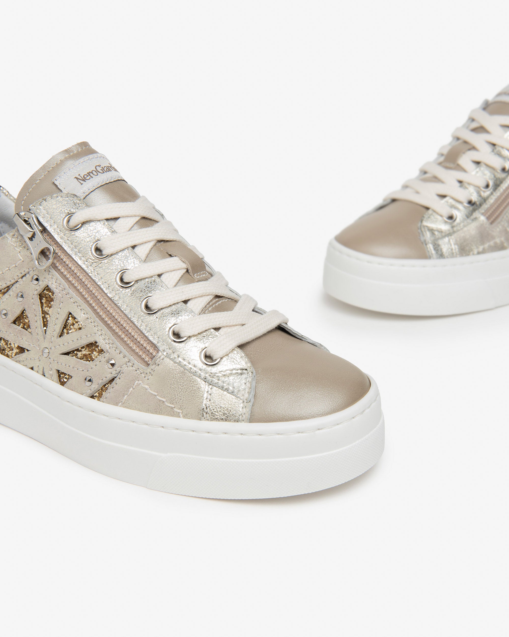 NeroGiardini Sneakers Femme Cuir Basket Confort DryGo