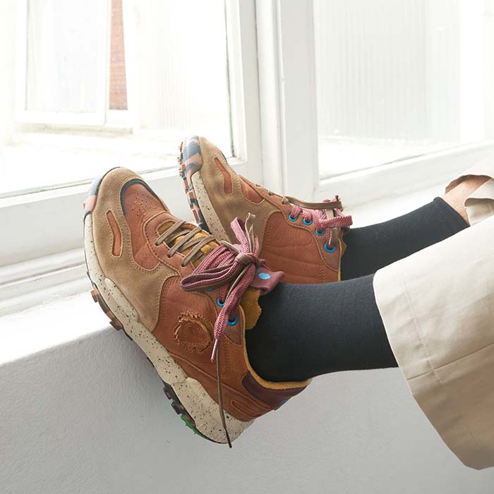 Satorisan Chacrona Pull Up baskets cuir Caramel homme