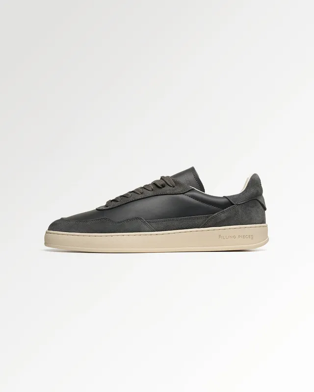 Filling Pieces Low Tide sneakers Dark Grey cuir suède