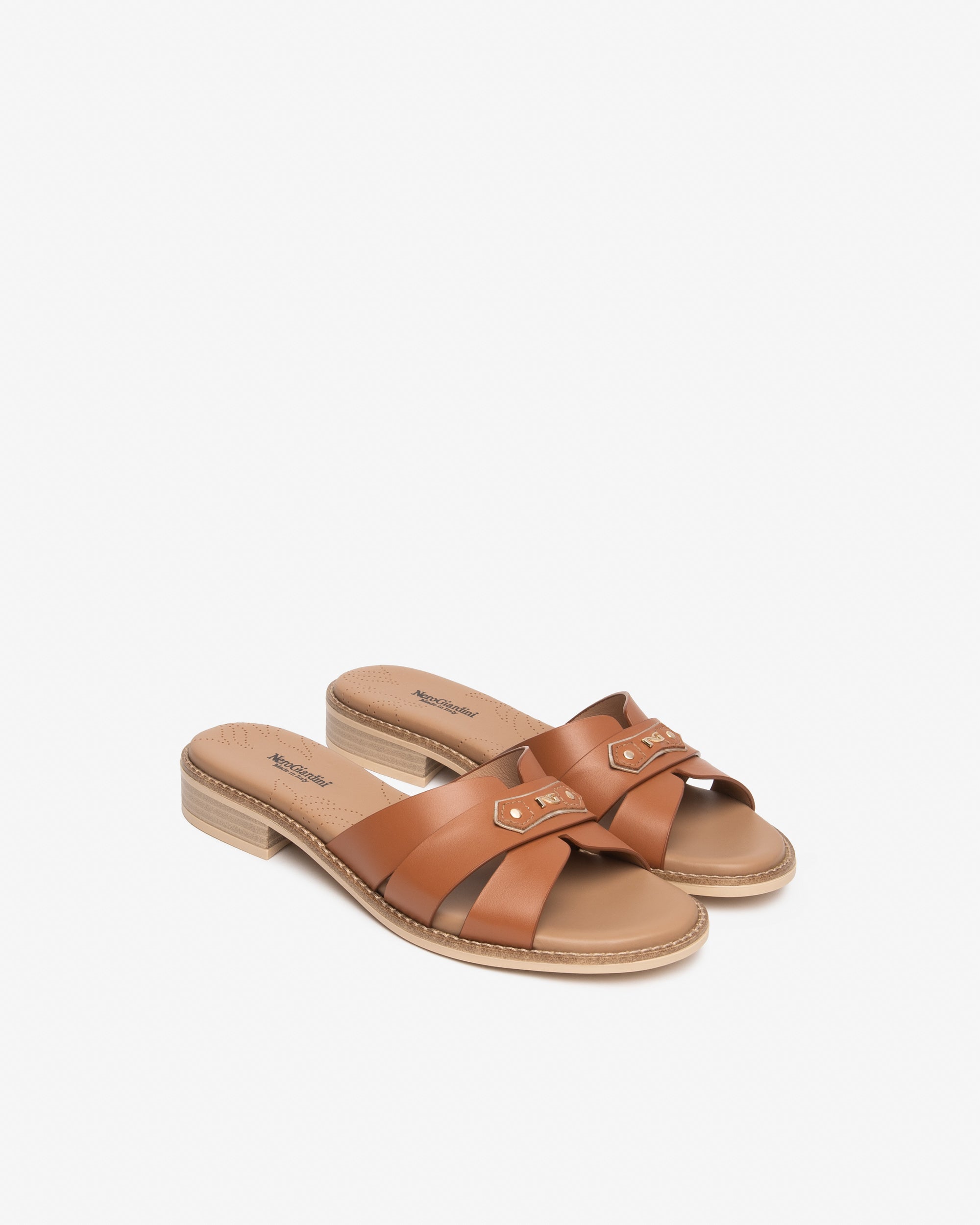 NeroGiardini Mules Femme Cuir Mules Été
