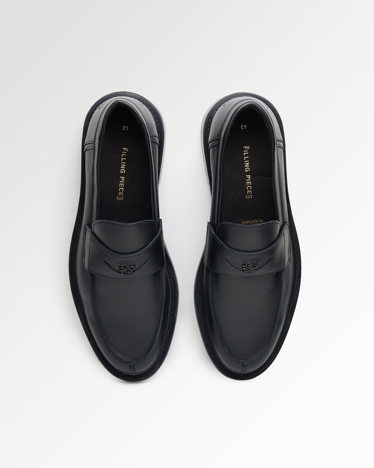 Filling Pieces Base Loafer Nappa Black mocassins noir