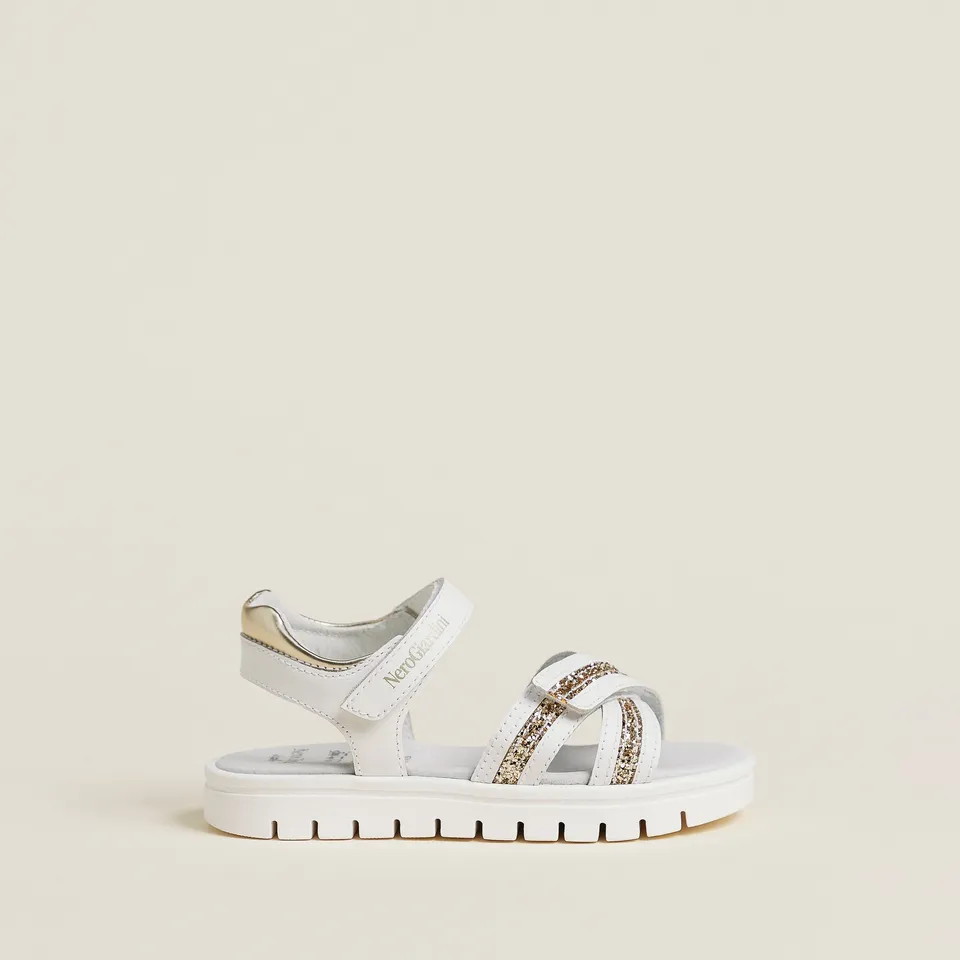 NeroGiardini Sandales Junior Fille Cuir Technique 25-30