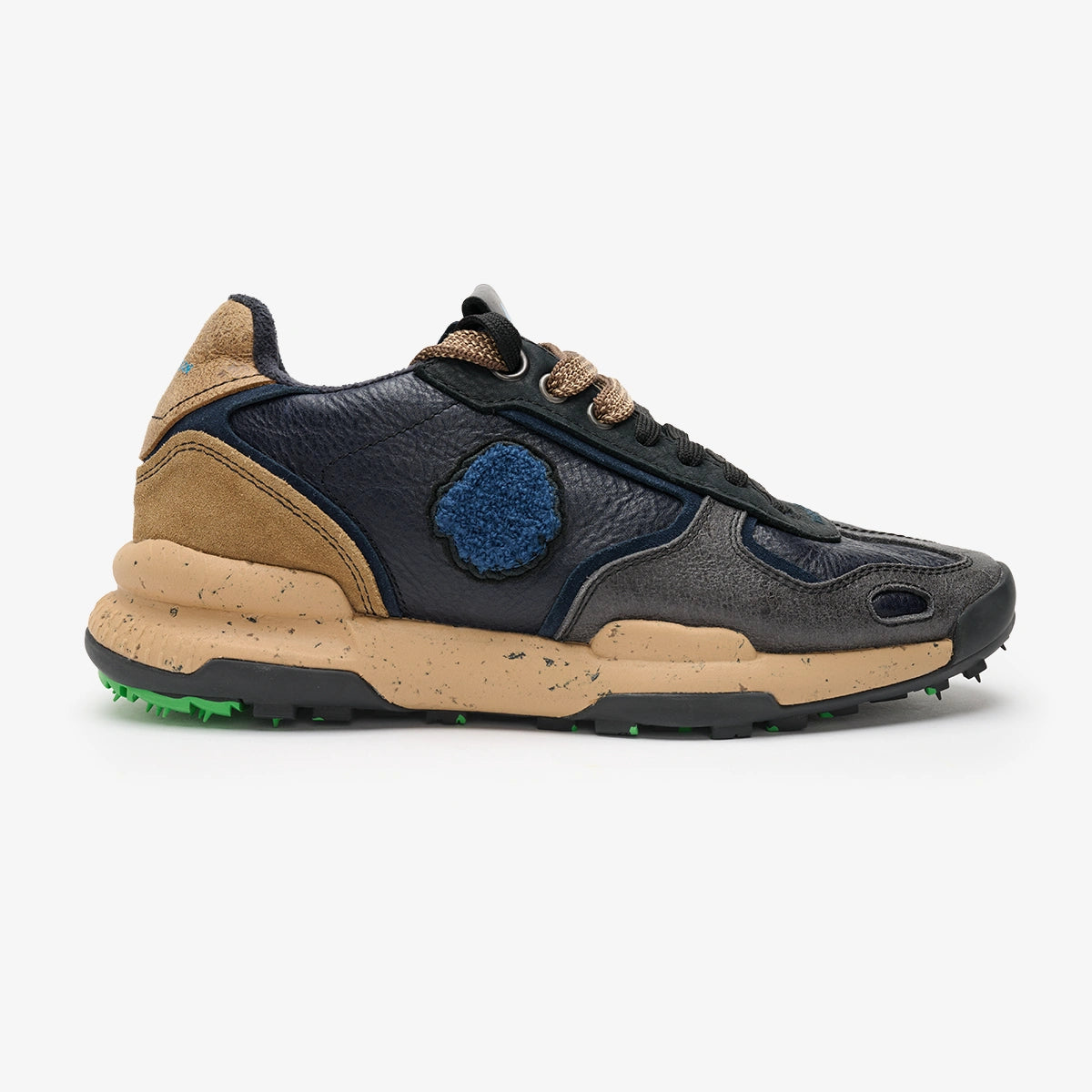 Satorisan Chacrona Premium EVO baskets bleu cuir homme