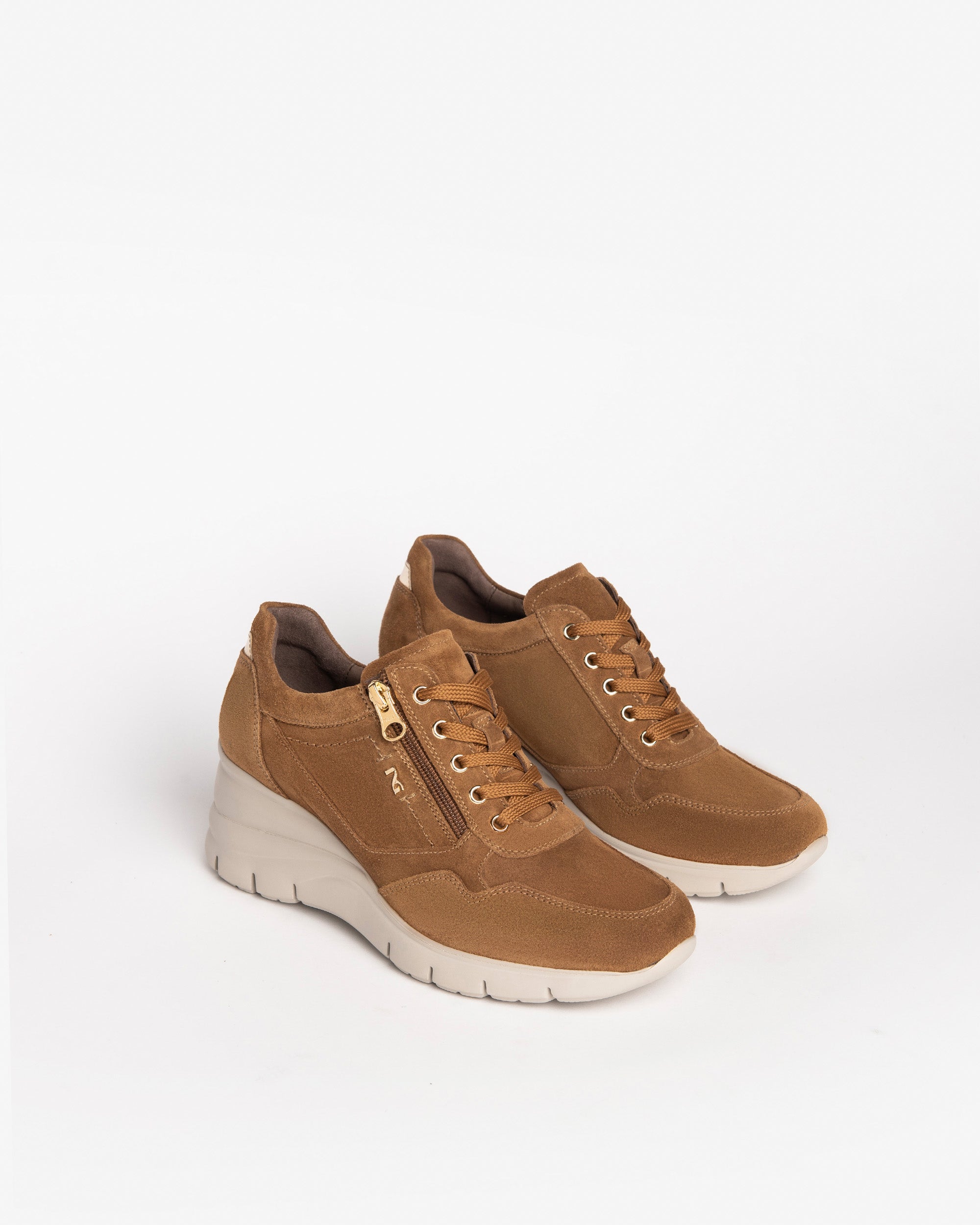 NeroGiardini Sneakers Femme Cuir Velours Confort DryGo