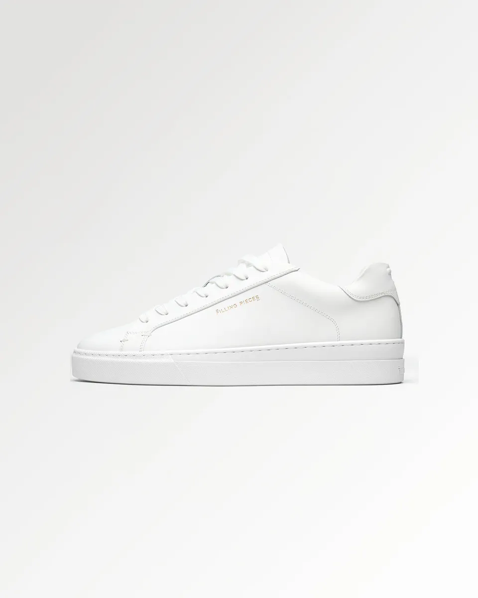 Filling Pieces Tiebreak Core sneakers cuir All White homme