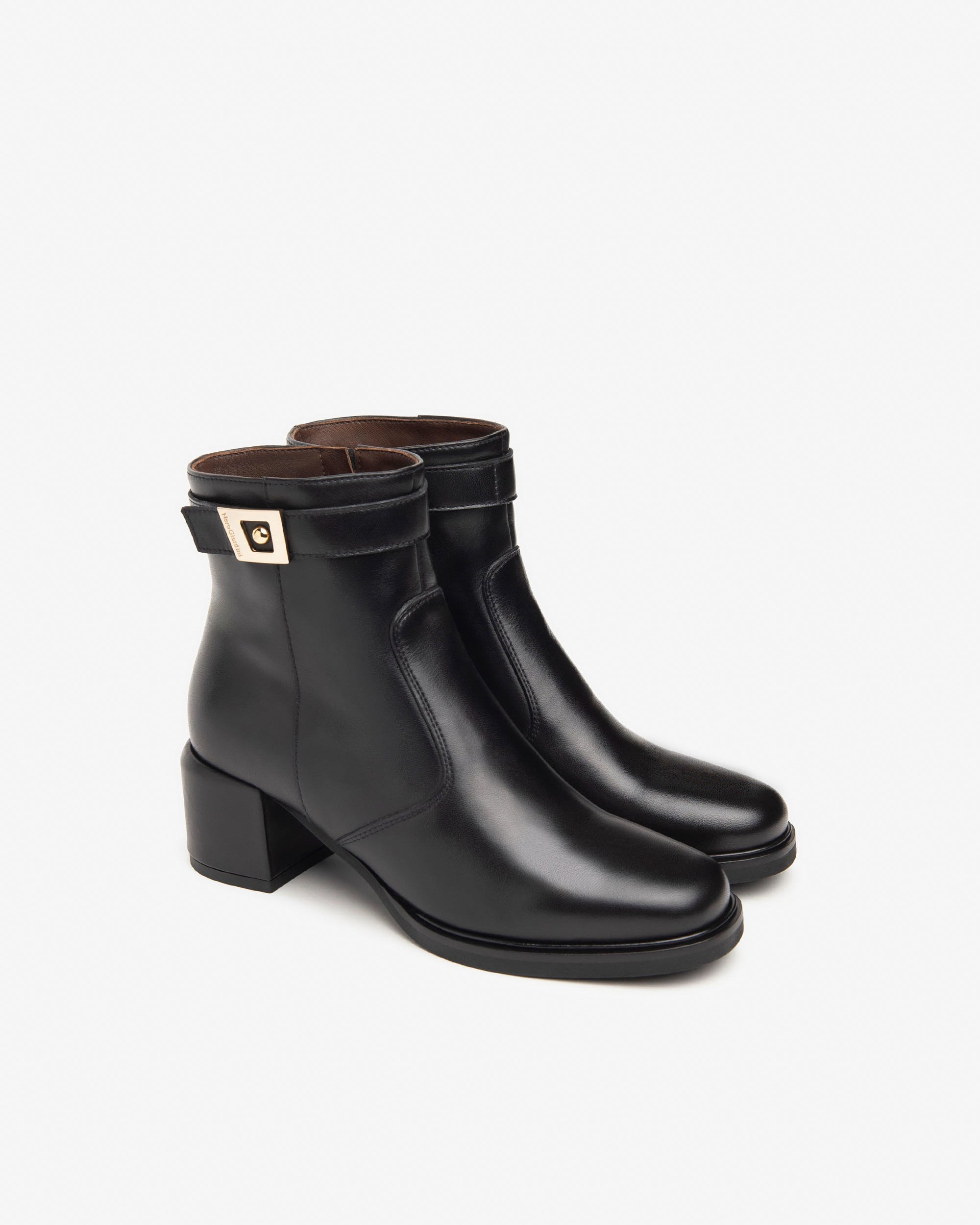 NeroGiardini Bottines Femme Cuir Confort Ville