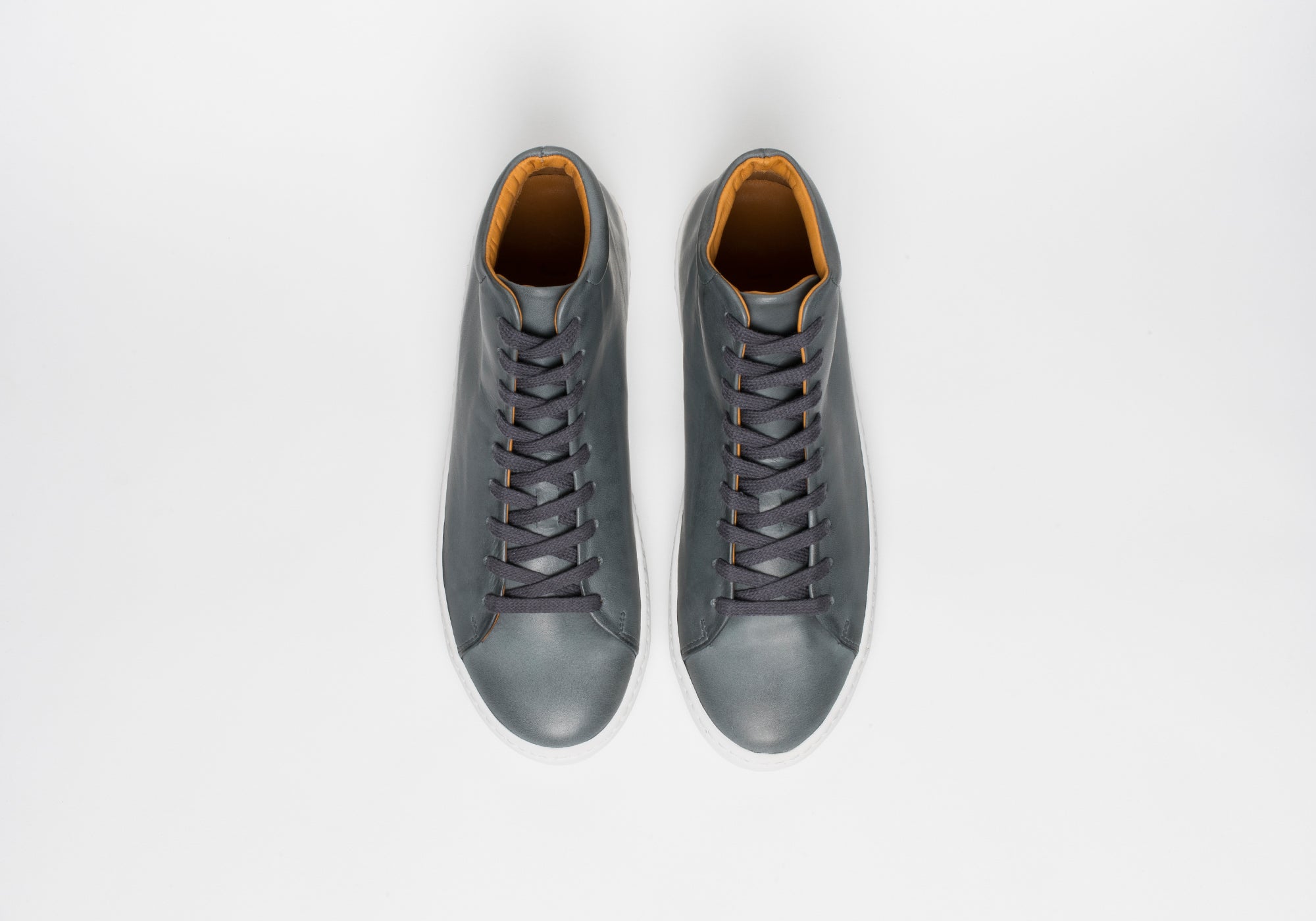 JAK Royal Hi sneakers montantes grises cuir