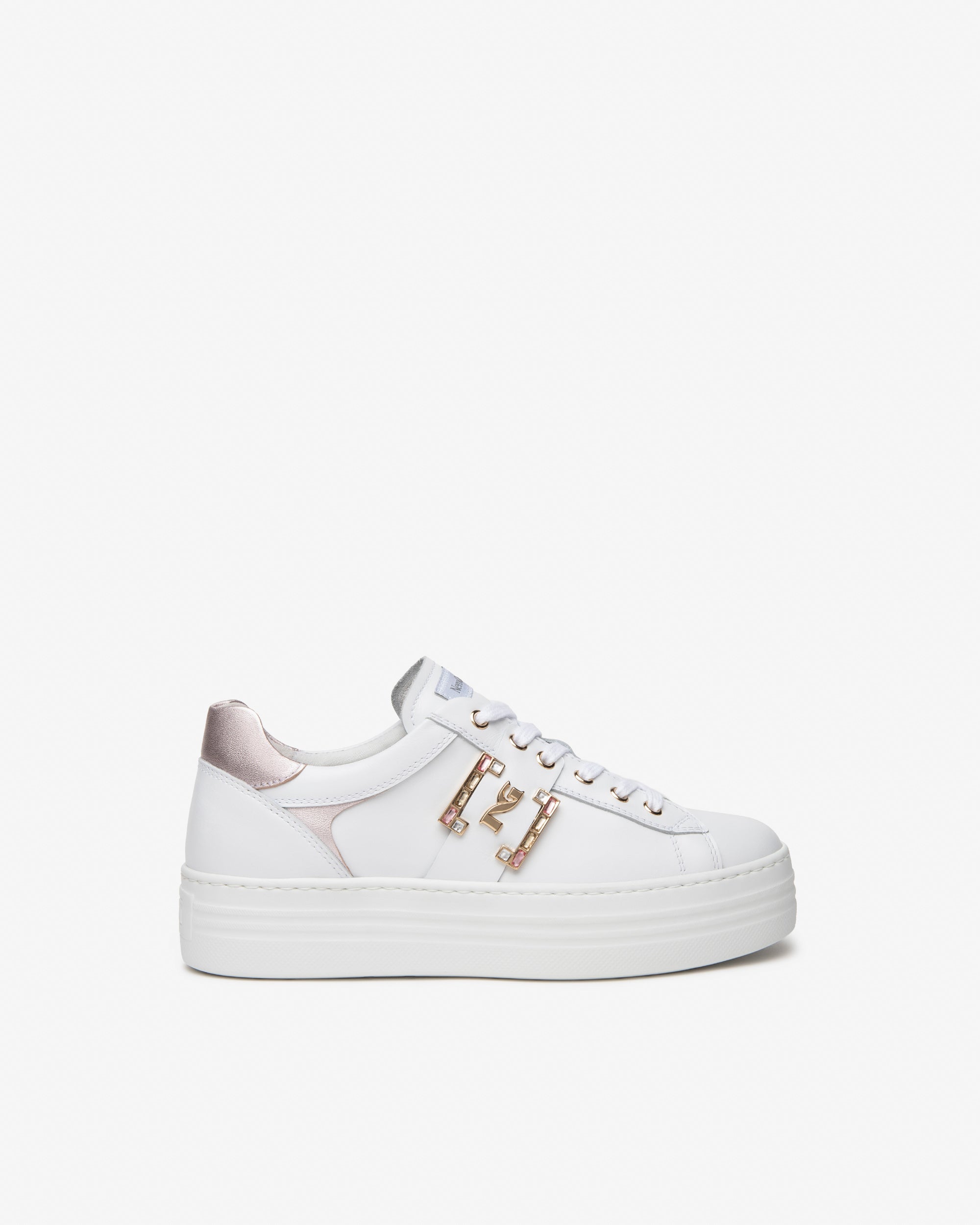 NeroGiardini Sneakers basket cuir femme confort
