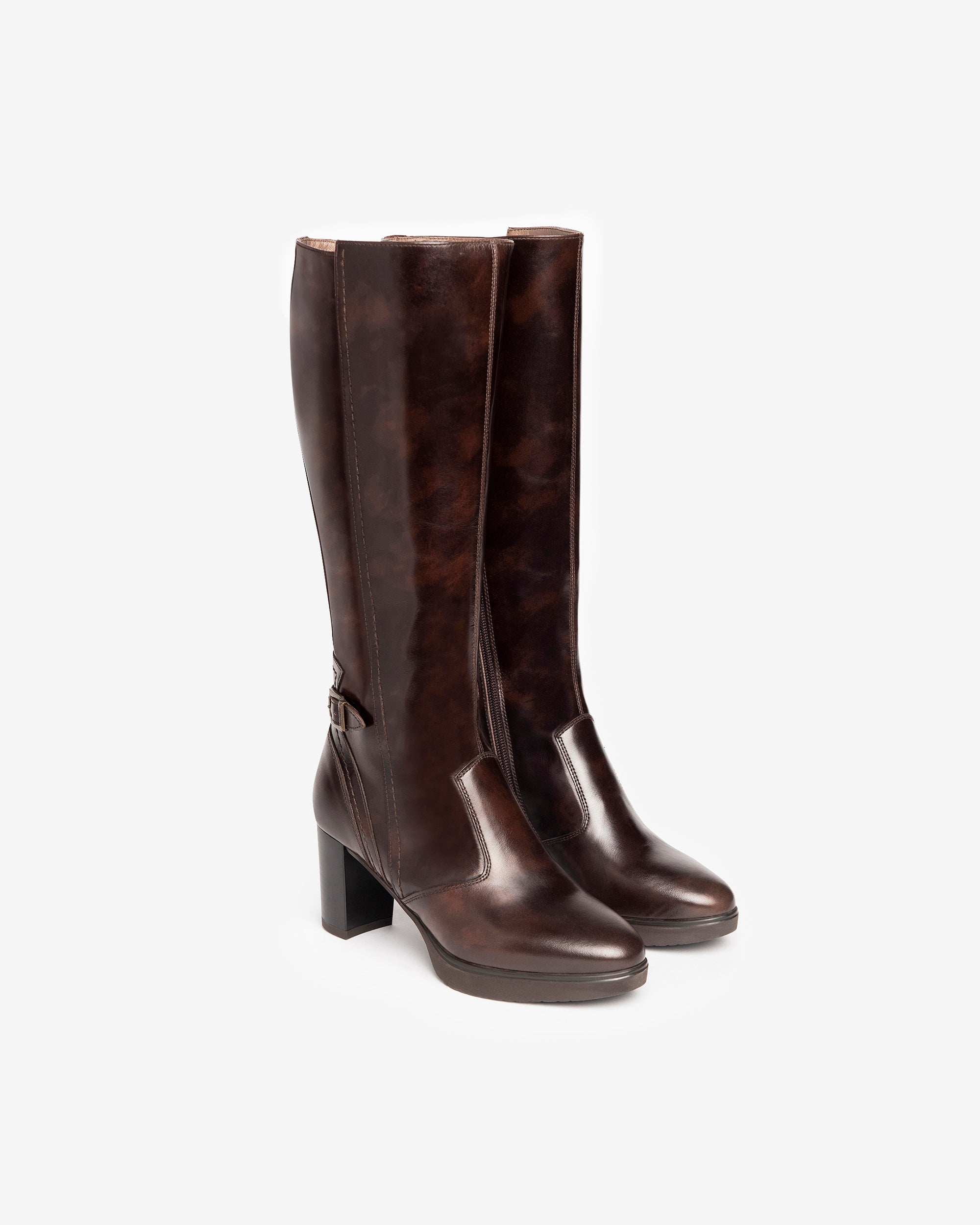 NeroGiardini Bottes bottes cuir femme hiver