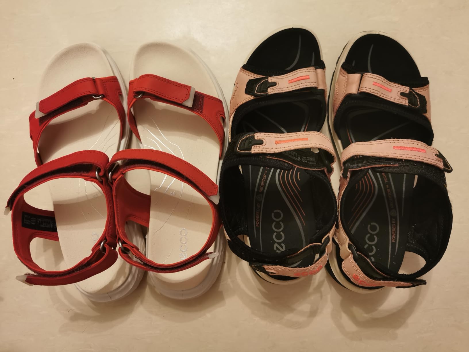 ECCO Offroad Roam 3-Strap sandale femme noire réglable