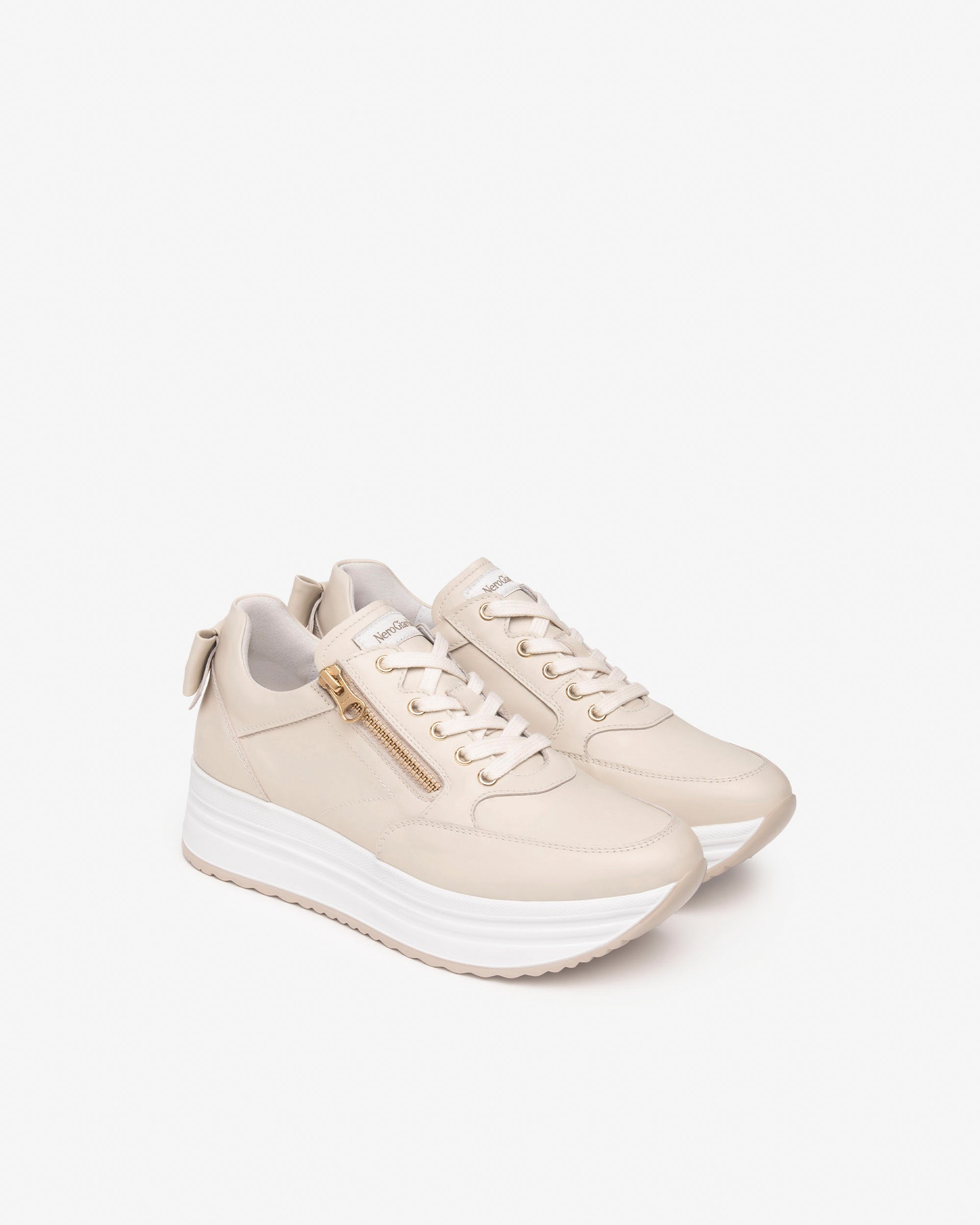 Nerogiardini Sneakers Sneakers Femme en Cuir Été Confort