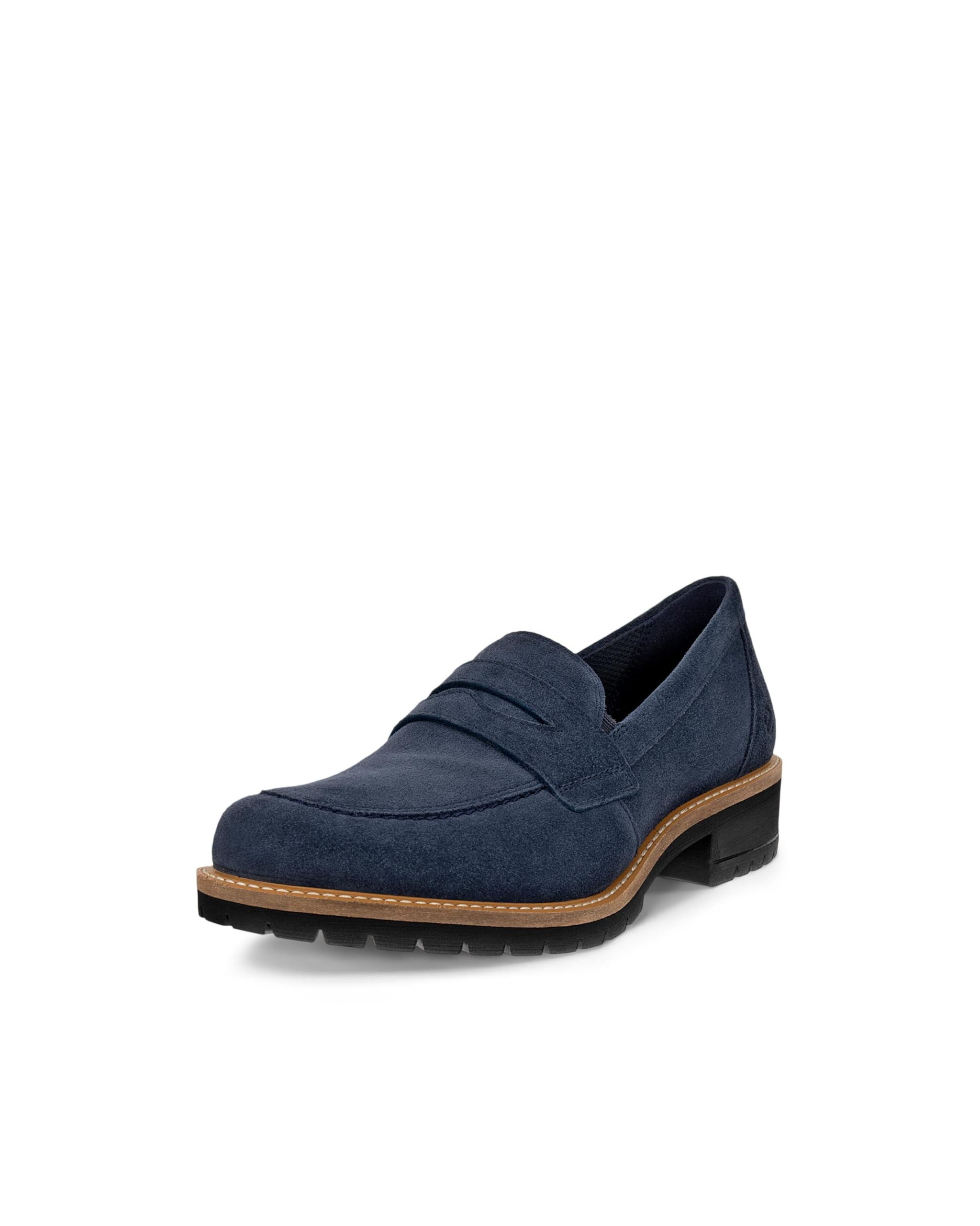 ECCO Elaina mocassin femme bleu marine élastique