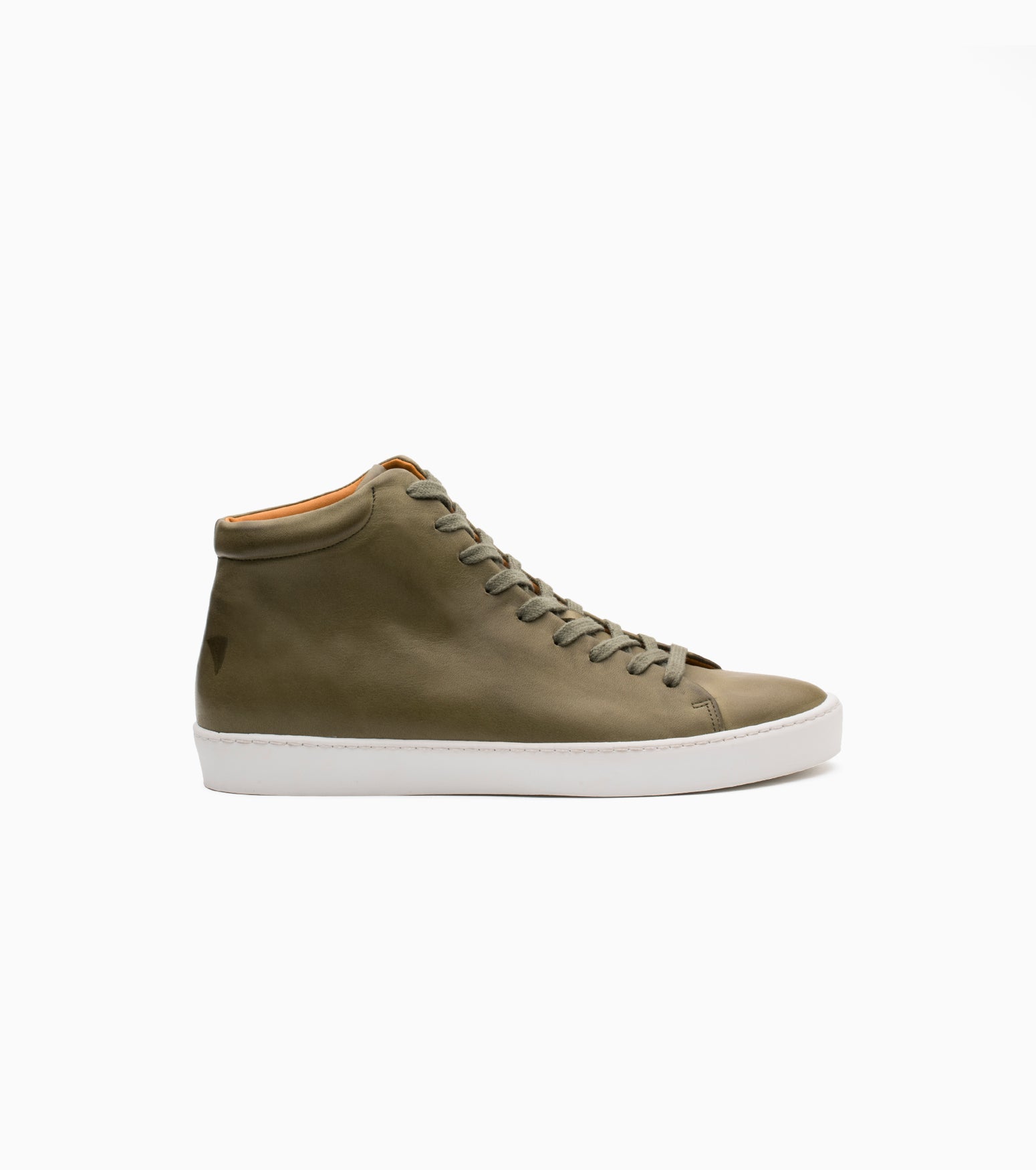JAK Royal Hi sneakers cuir Olive 38 EU semelle caoutchouc