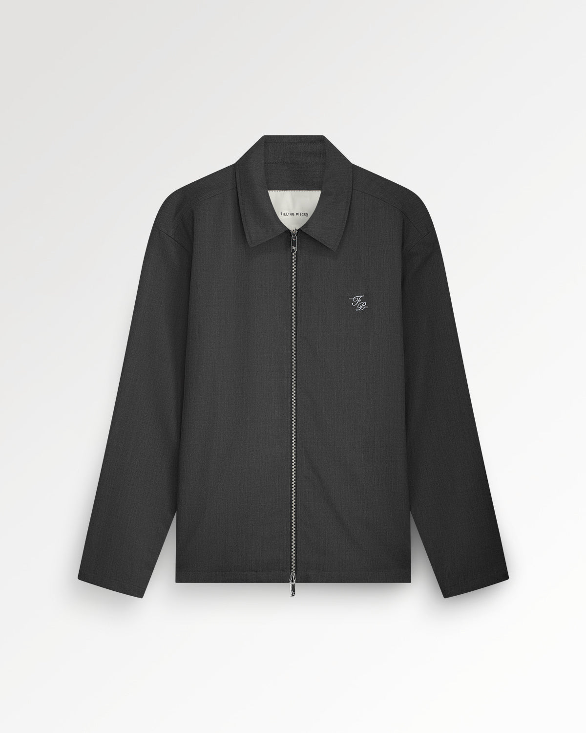 Filling Pieces Coach Jacket Twill Wool veste grise