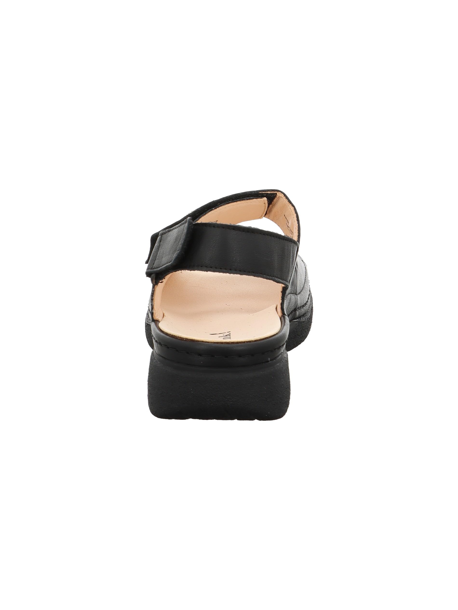 Think Cambio Sandale Femme Taupe Doublure Cuir Confort