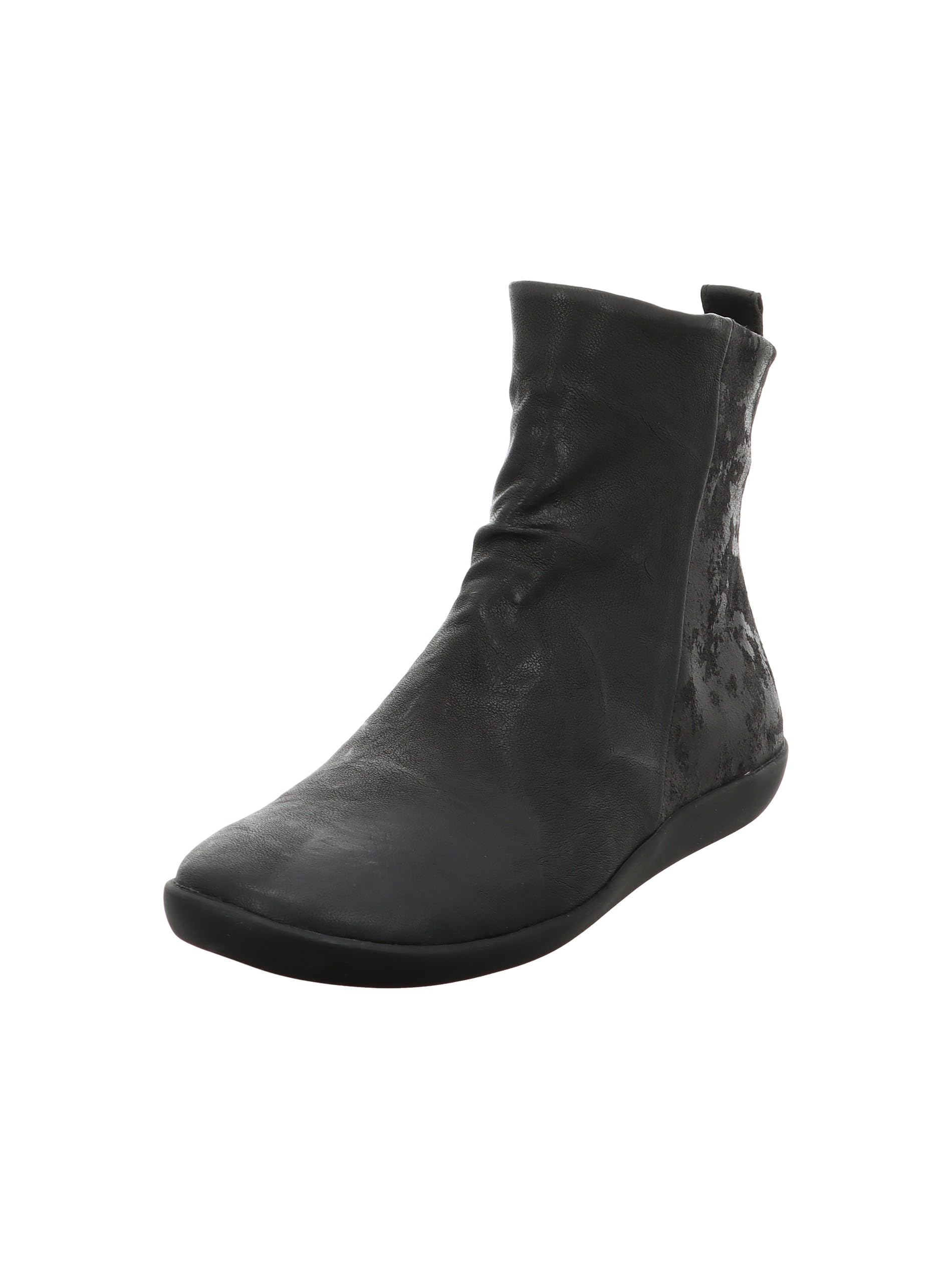 Think Nature bottines femme cuir doublure cuir noir