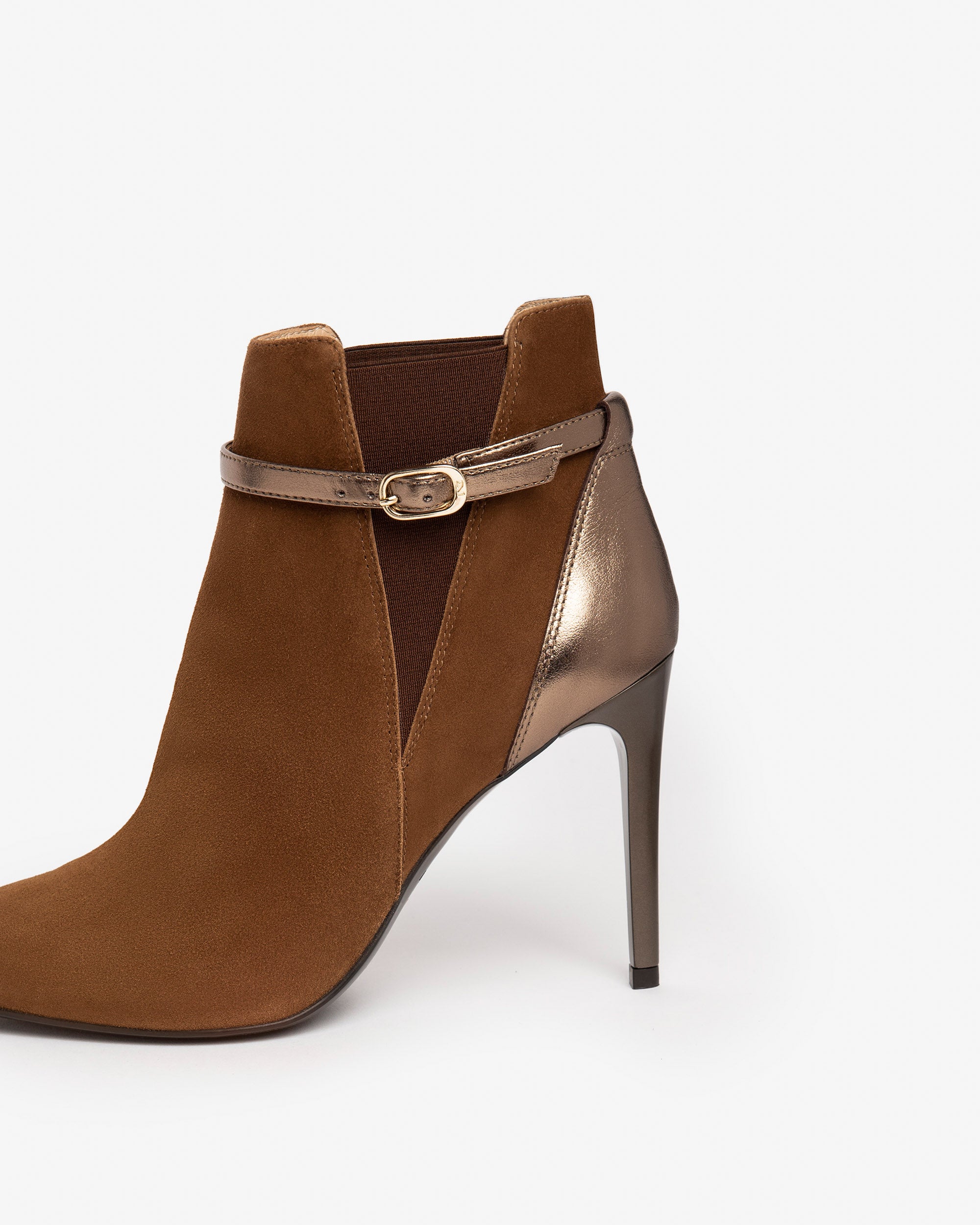 NeroGiardini Bottines bottines femme cuir velours vernis