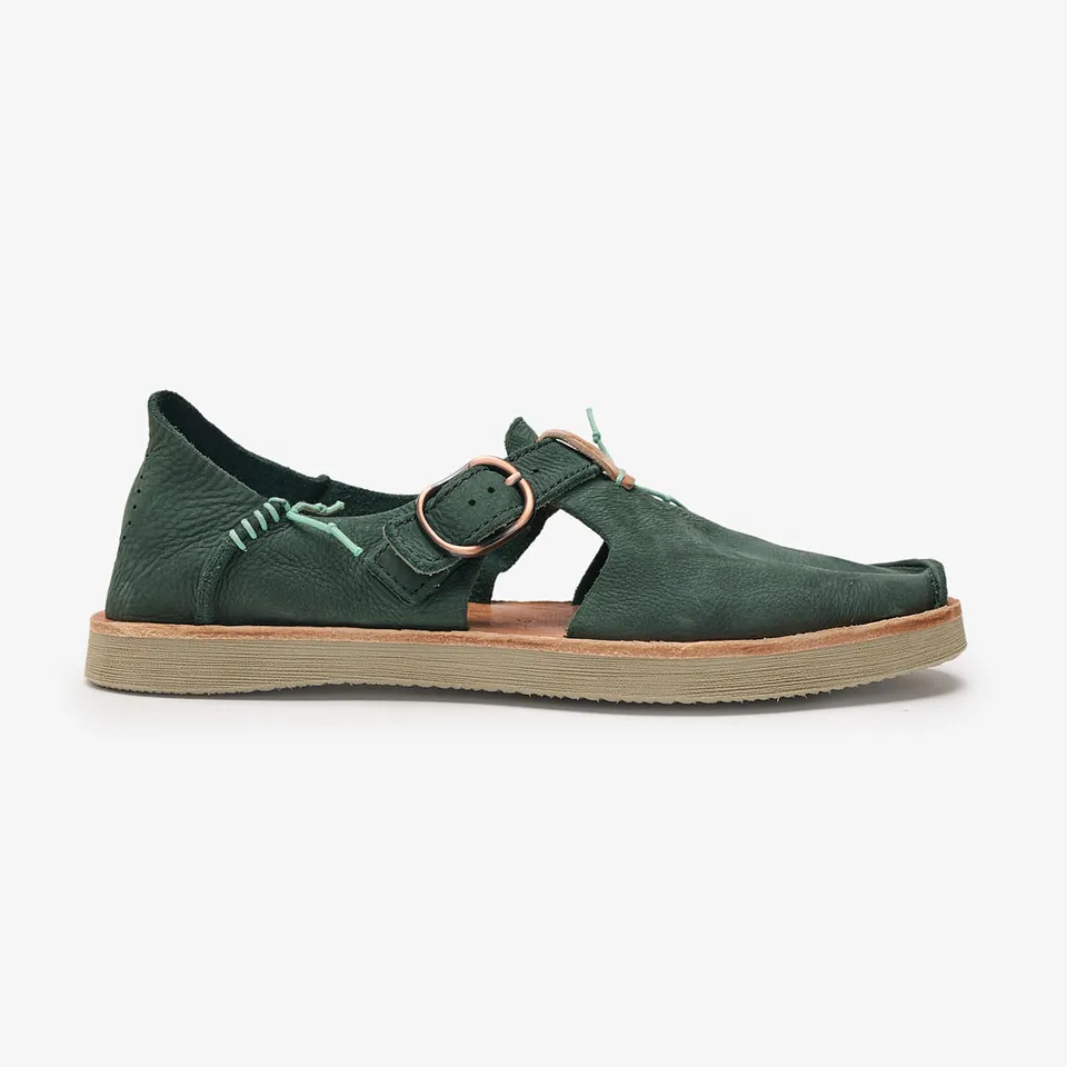 Satorisan Benirras Premium sandales cuir Spectral Green