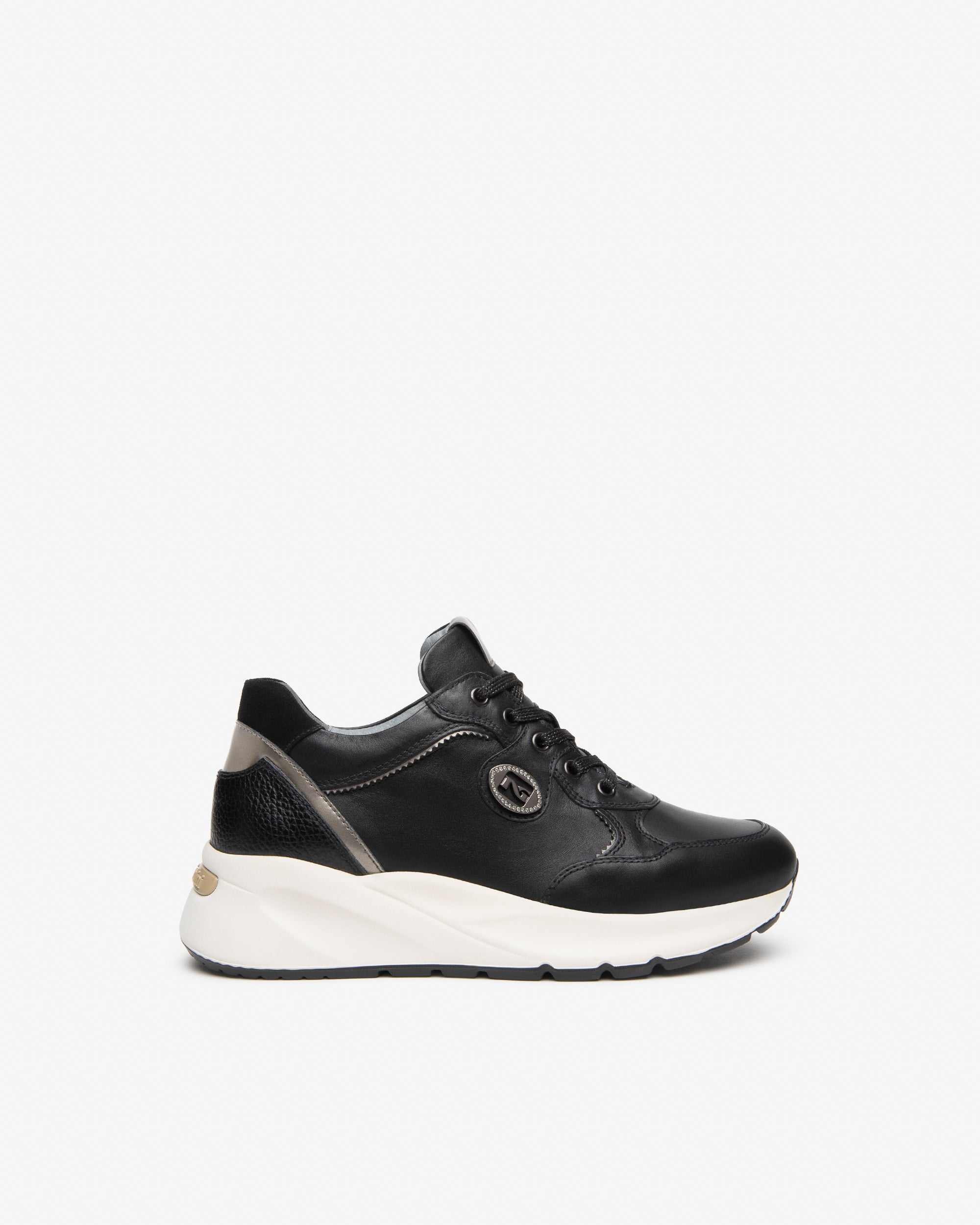 NeroGiardini Sneakers Femme Cuir baskets semelle 60 mm 35-41