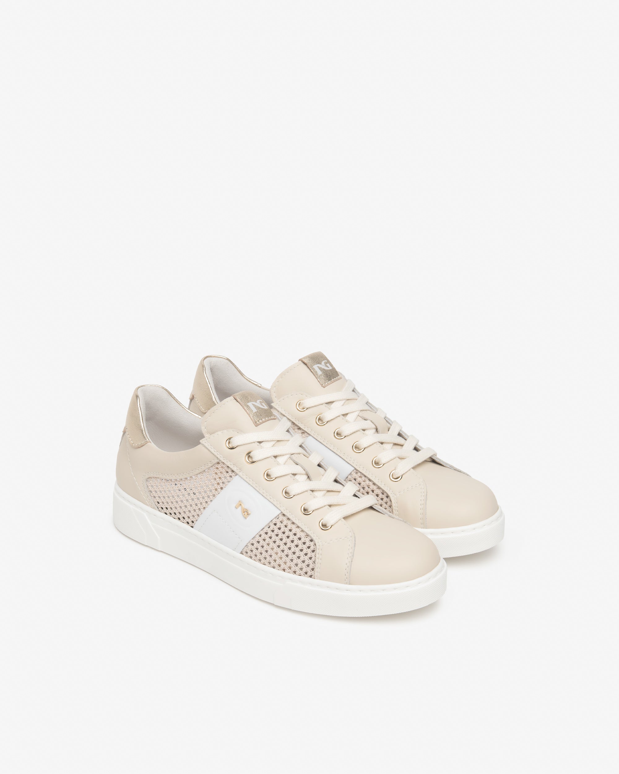 NeroGiardini Sneakers baskets femme cuir et technique