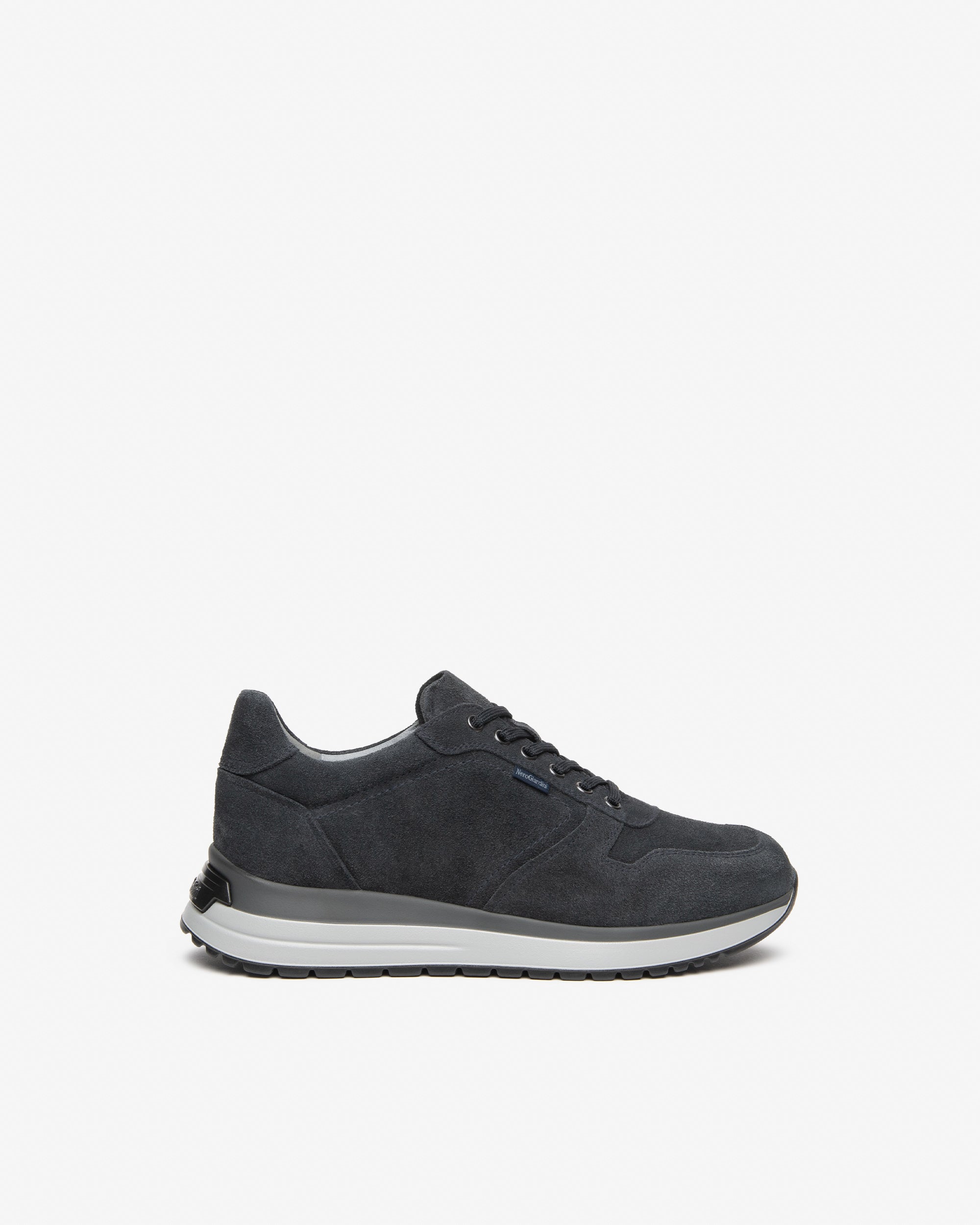 NeroGiardini Sneakers Homme Daim Laçage Semelle Caoutchouc
