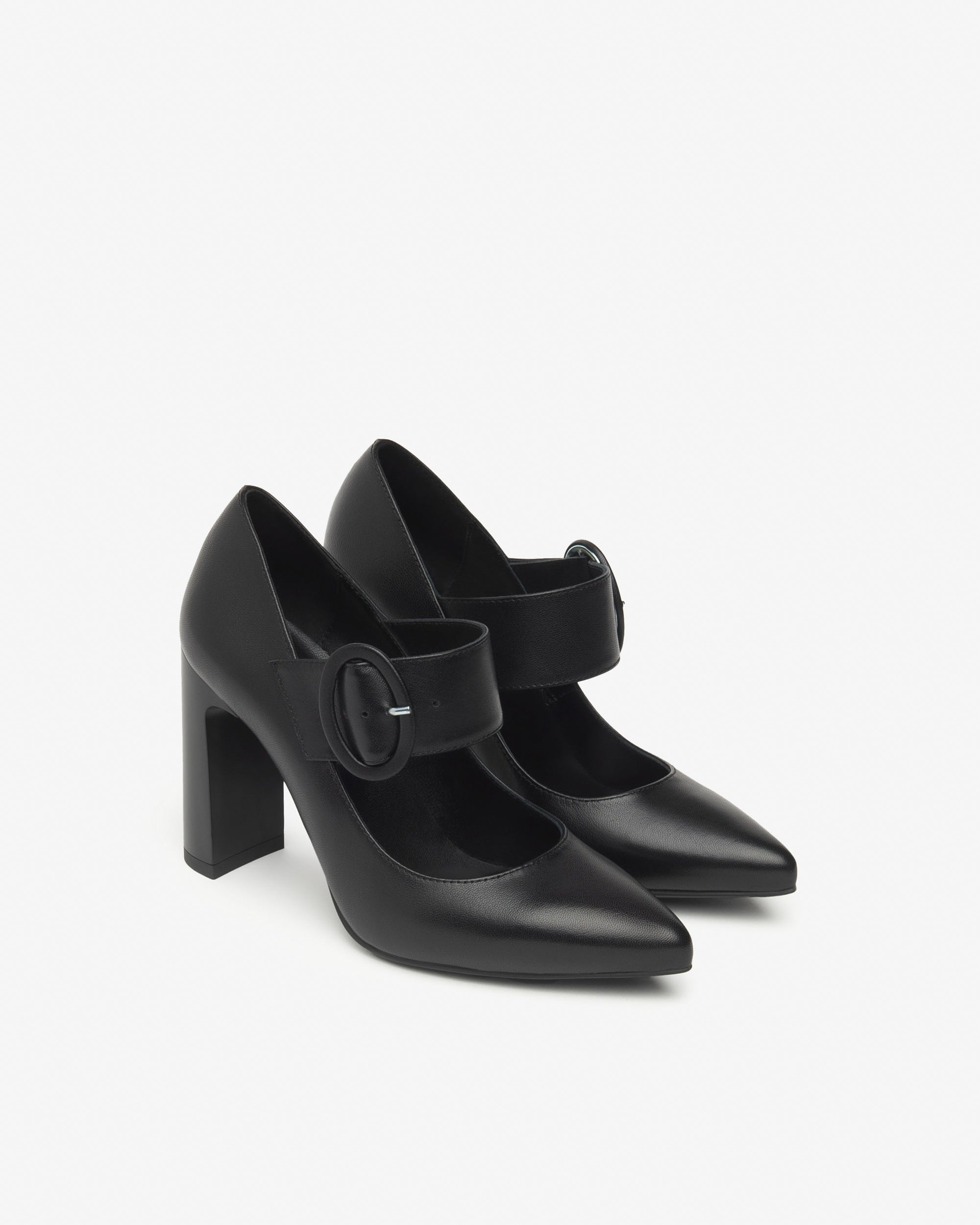 NeroGiardini Escarpins Mary Jane cuir talon 95 mm