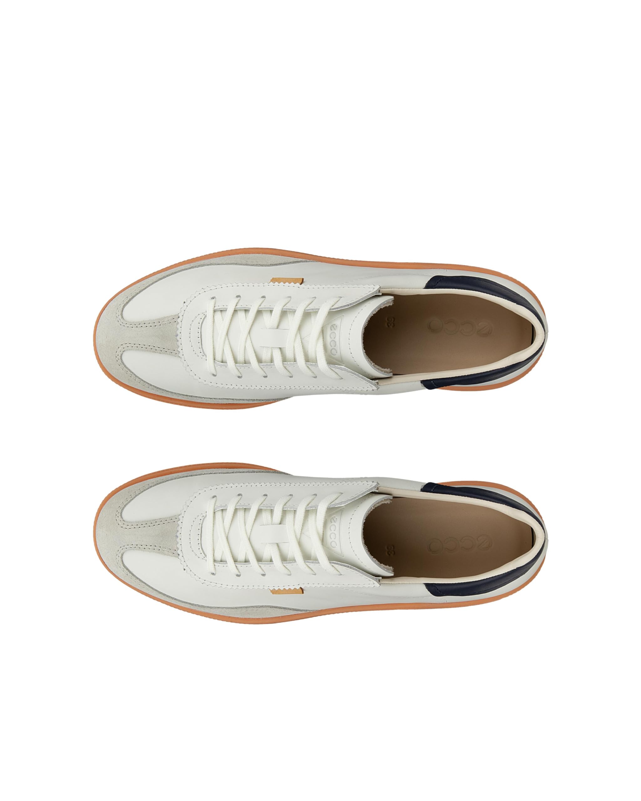 ECCO Soft 7 basket femme blanc cuir daim