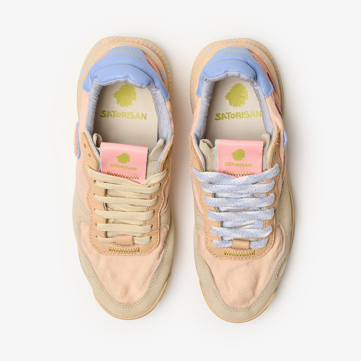 Satorisan Chacrona Linen baskets Creamy Peach lin été