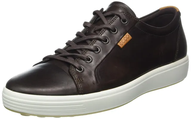 ECCO Soft 7 basket cuir homme blanc 43