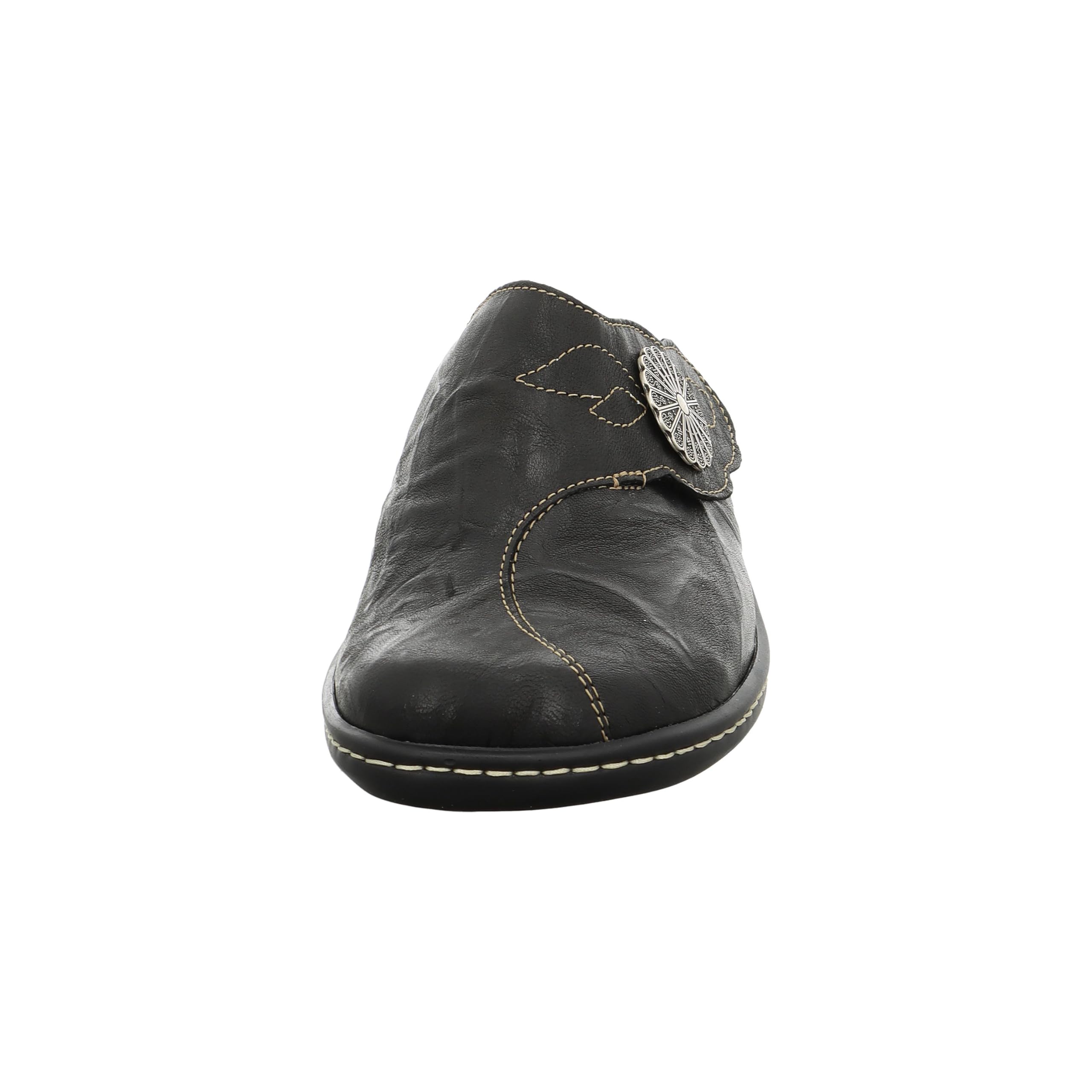 Think Camilla Mules Femme Cuir Noir Combi 38 EU Confort